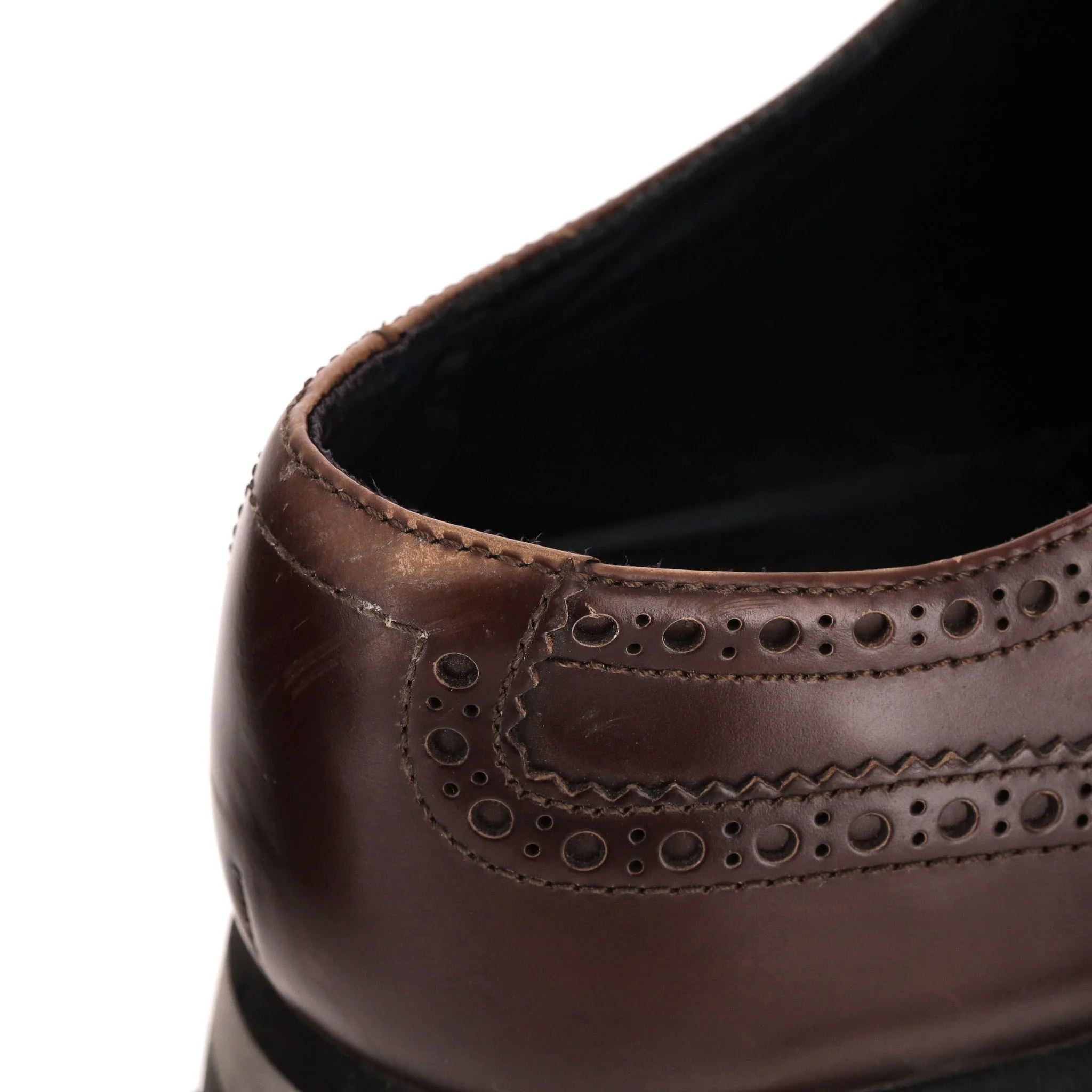 Prada Sport Leather Brogues. Size 42 - Image 9