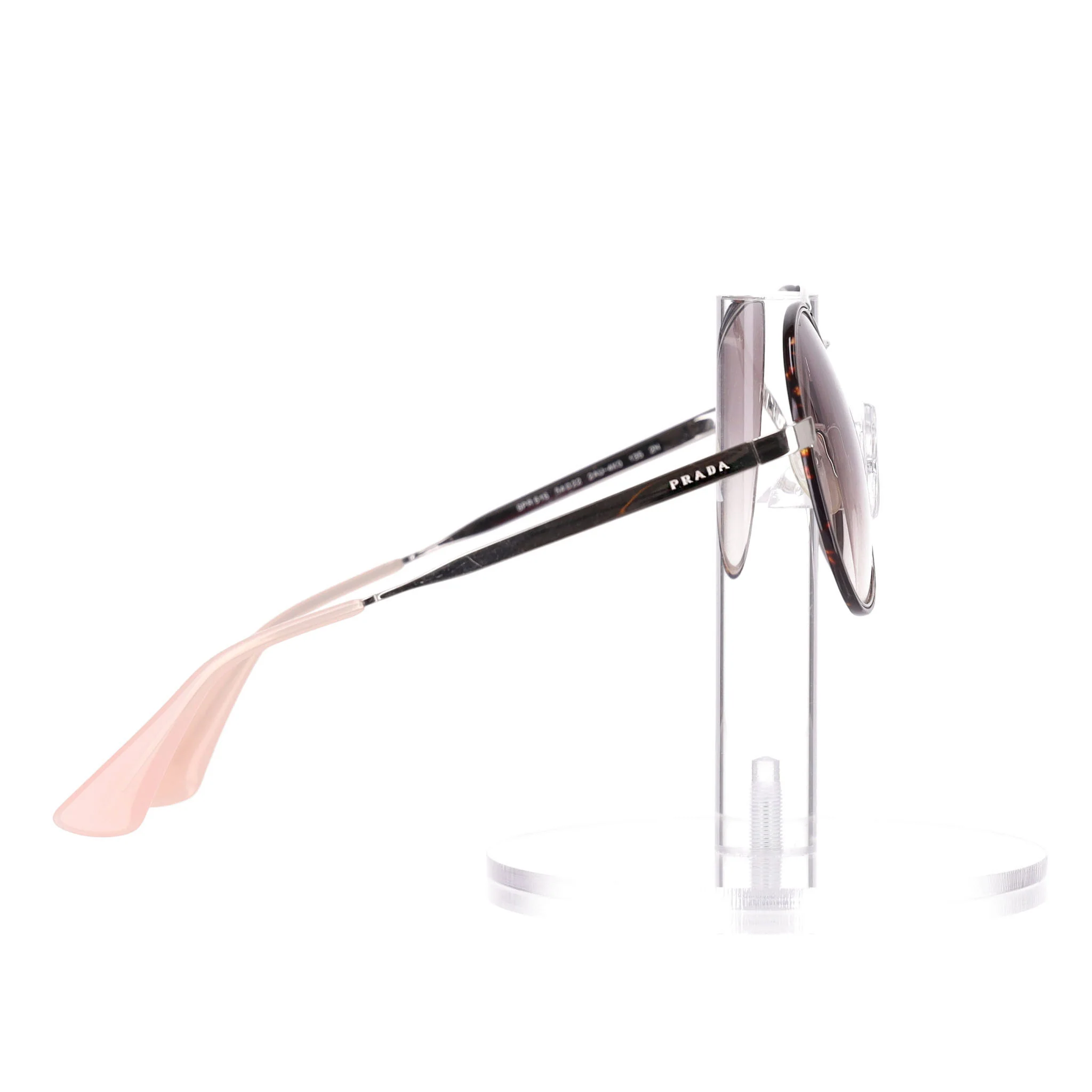 Prada Tortoiseshell Round Sunglasses - Image 5