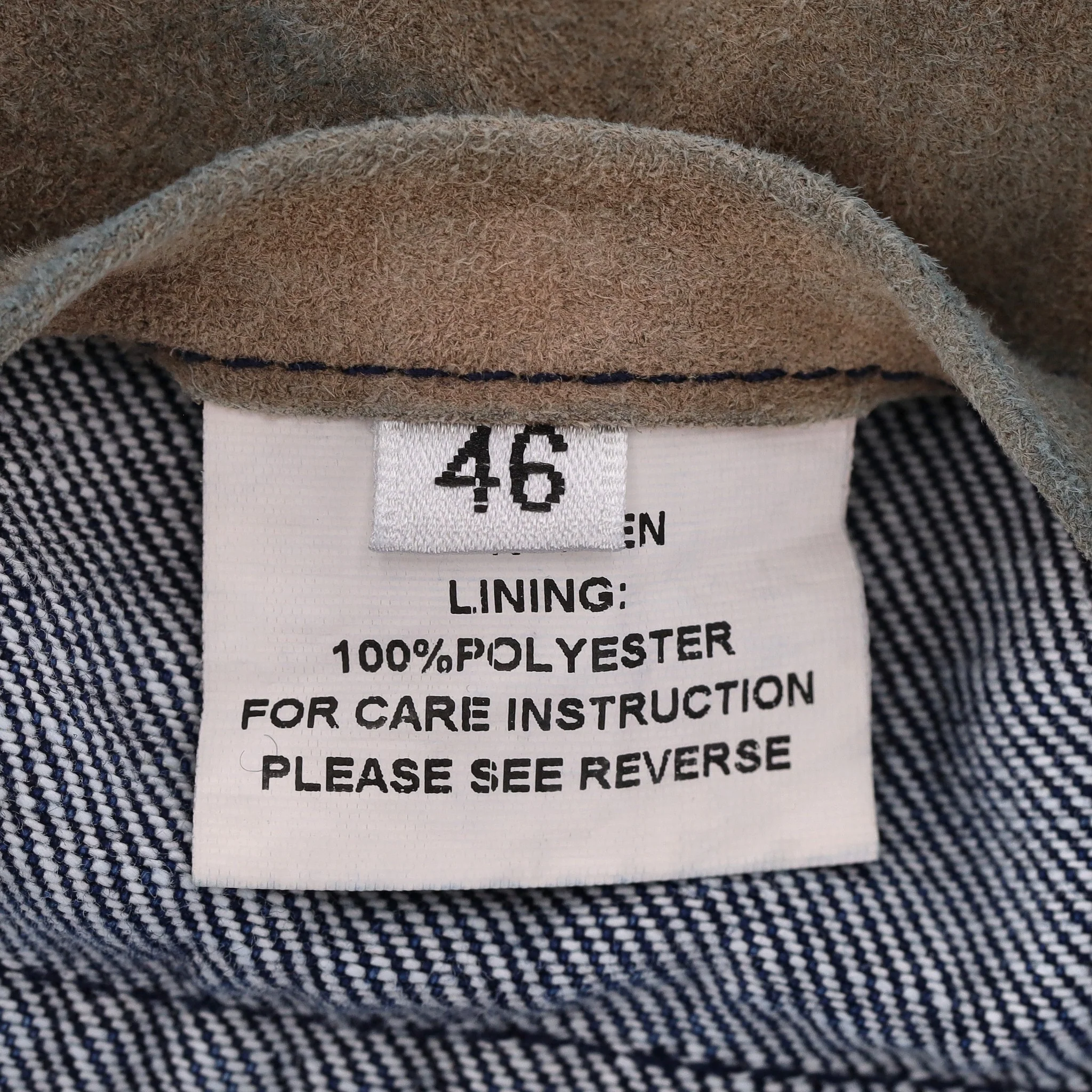 Pure Blue Japan Linen Denim Jacket. Size L - Image 8