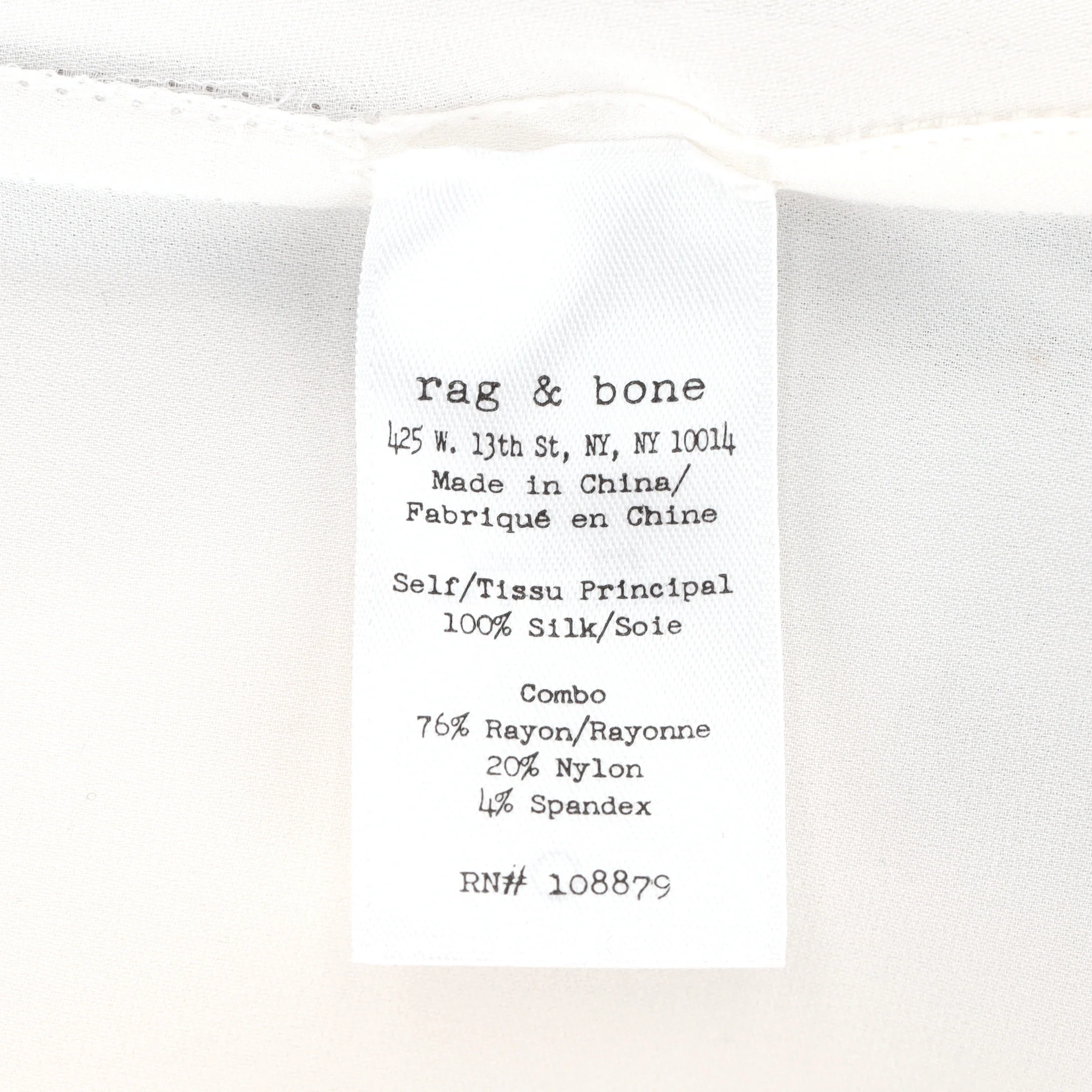 Rag & Bone Sleeveless Silk Top. Size S - Image 7