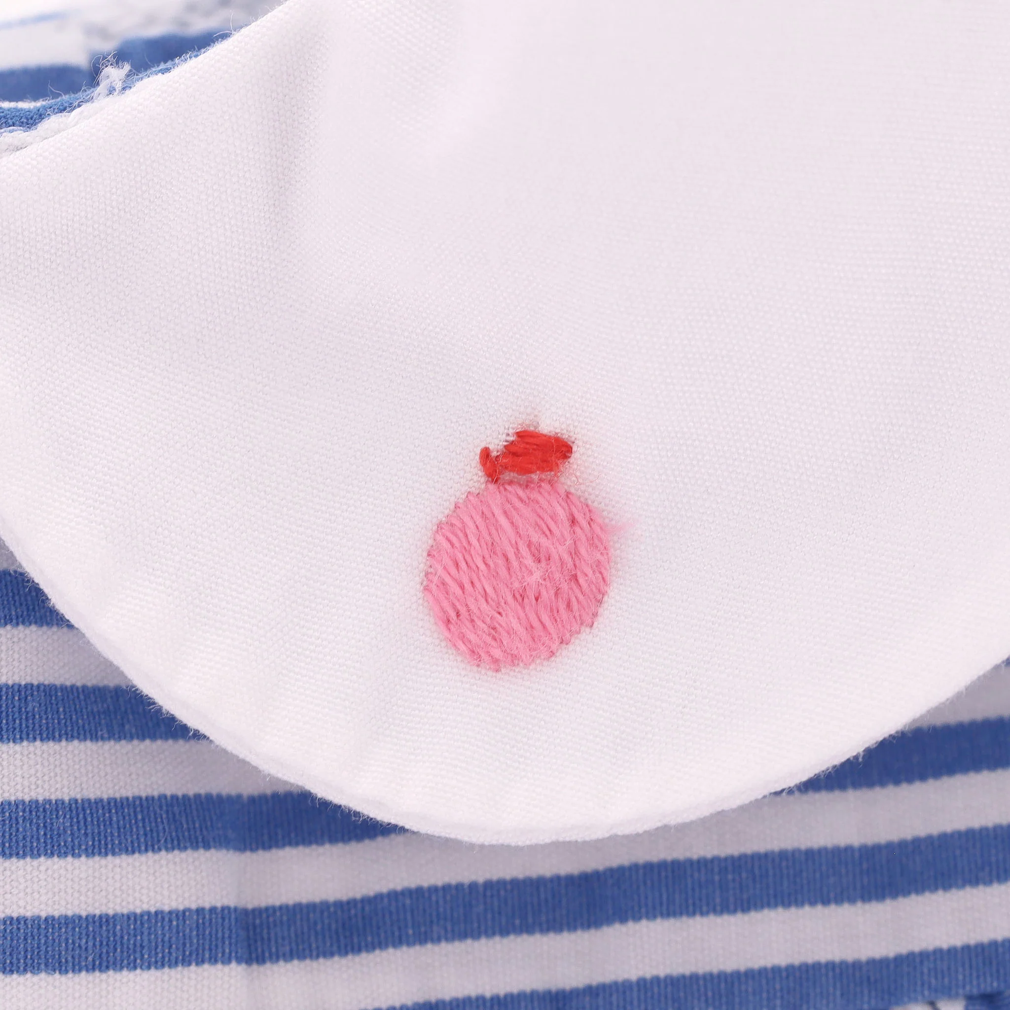 Jacadi Organic Cotton Striped Dress & Bloomer Set. Size 3M - Image 6