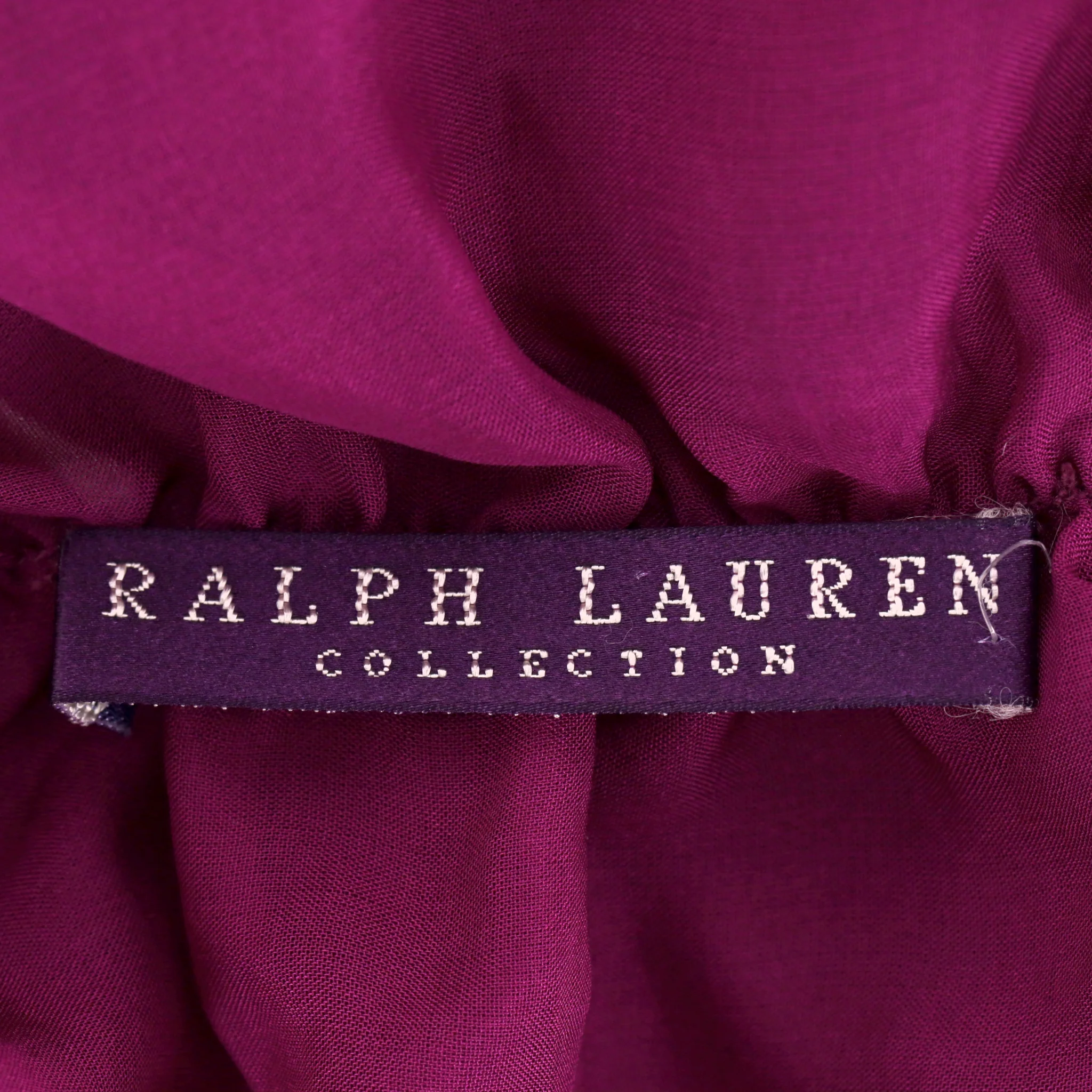 Ralph Lauren Runway Collection Ruffled Silk Scarf - Image 5