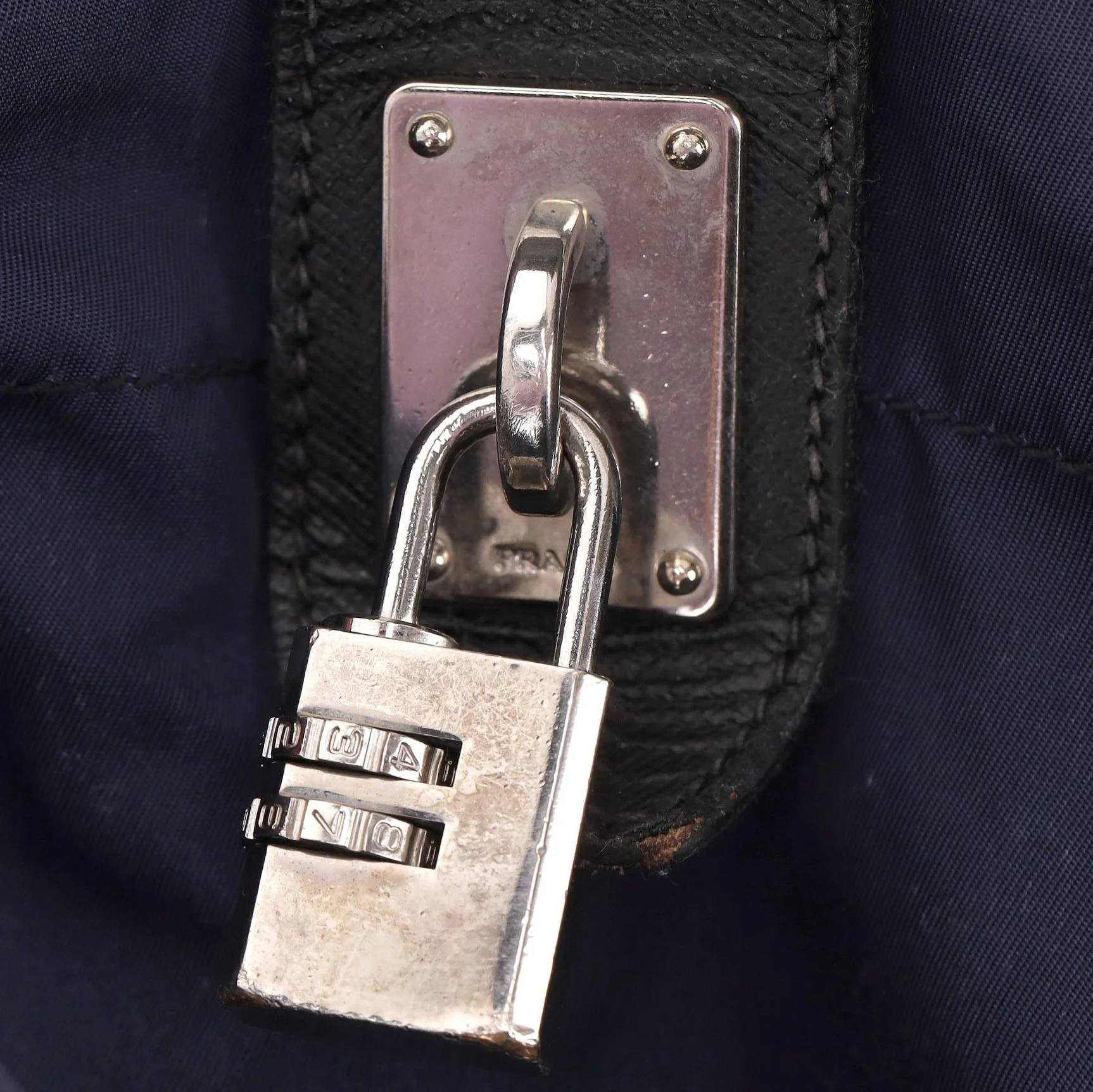 Prada Re-Nylon & Saffiano Leather Duffle Bag - Image 8