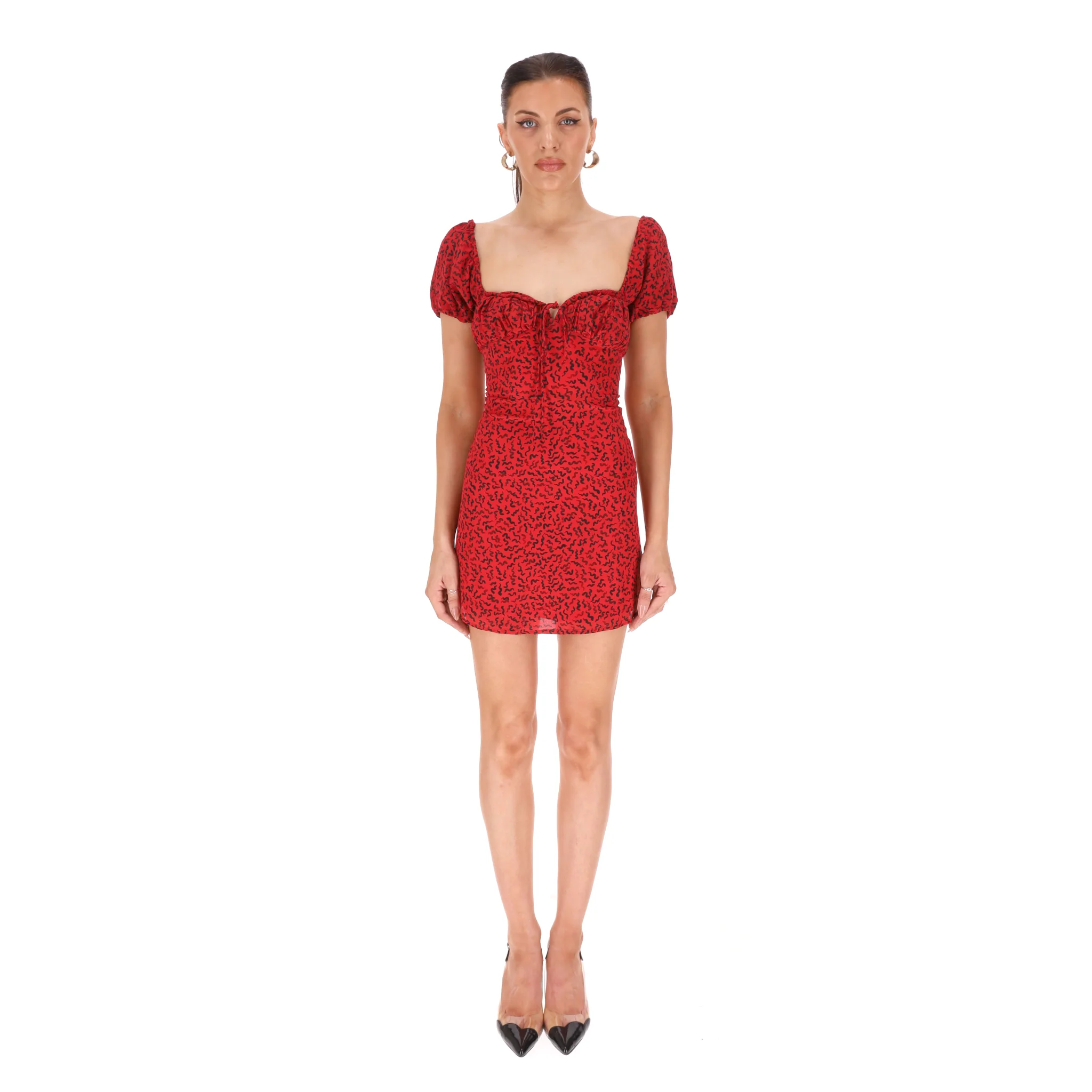 Realisation Printed Silk Mini Dress. Size XXS - Image 2