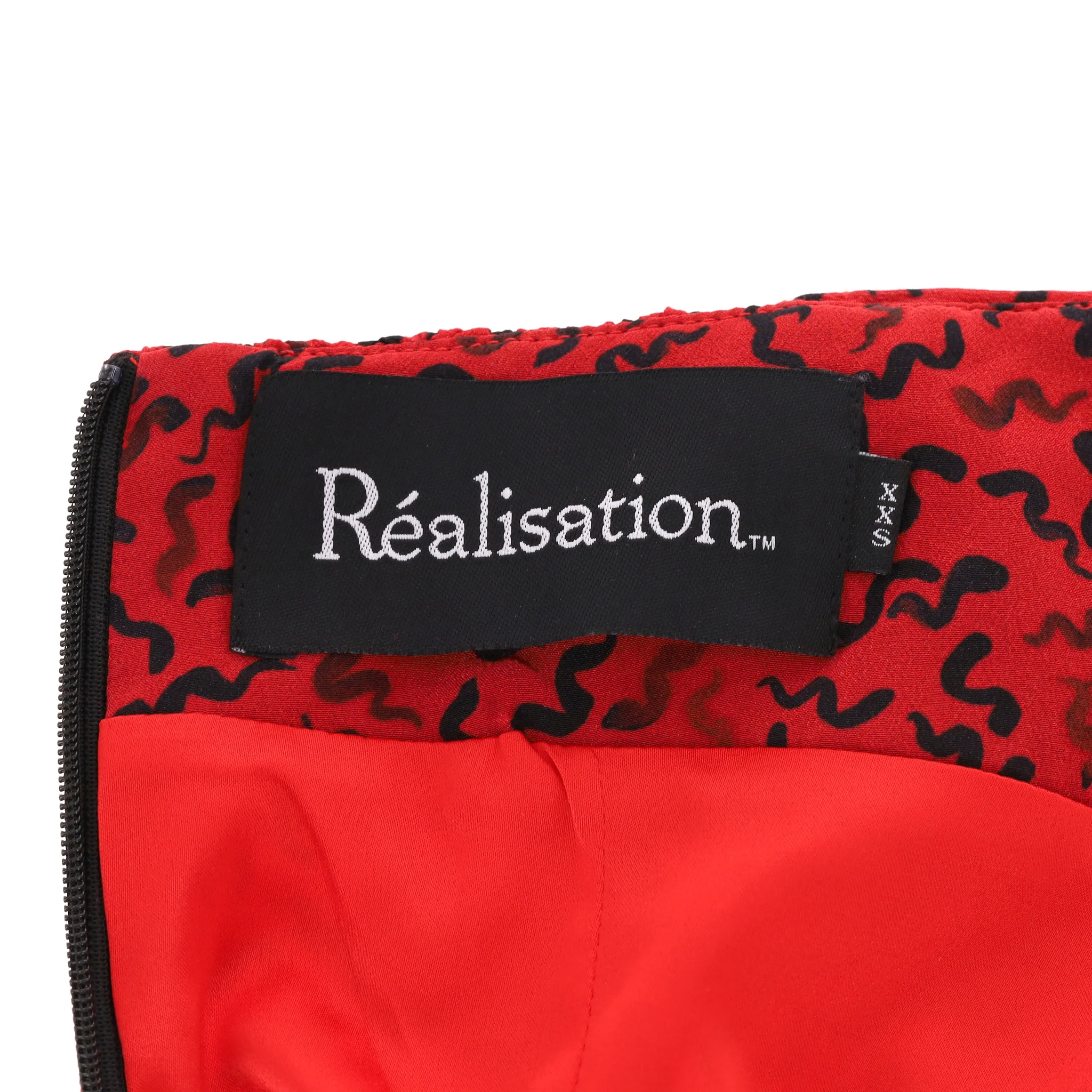 Realisation Printed Silk Mini Dress. Size XXS - Image 7