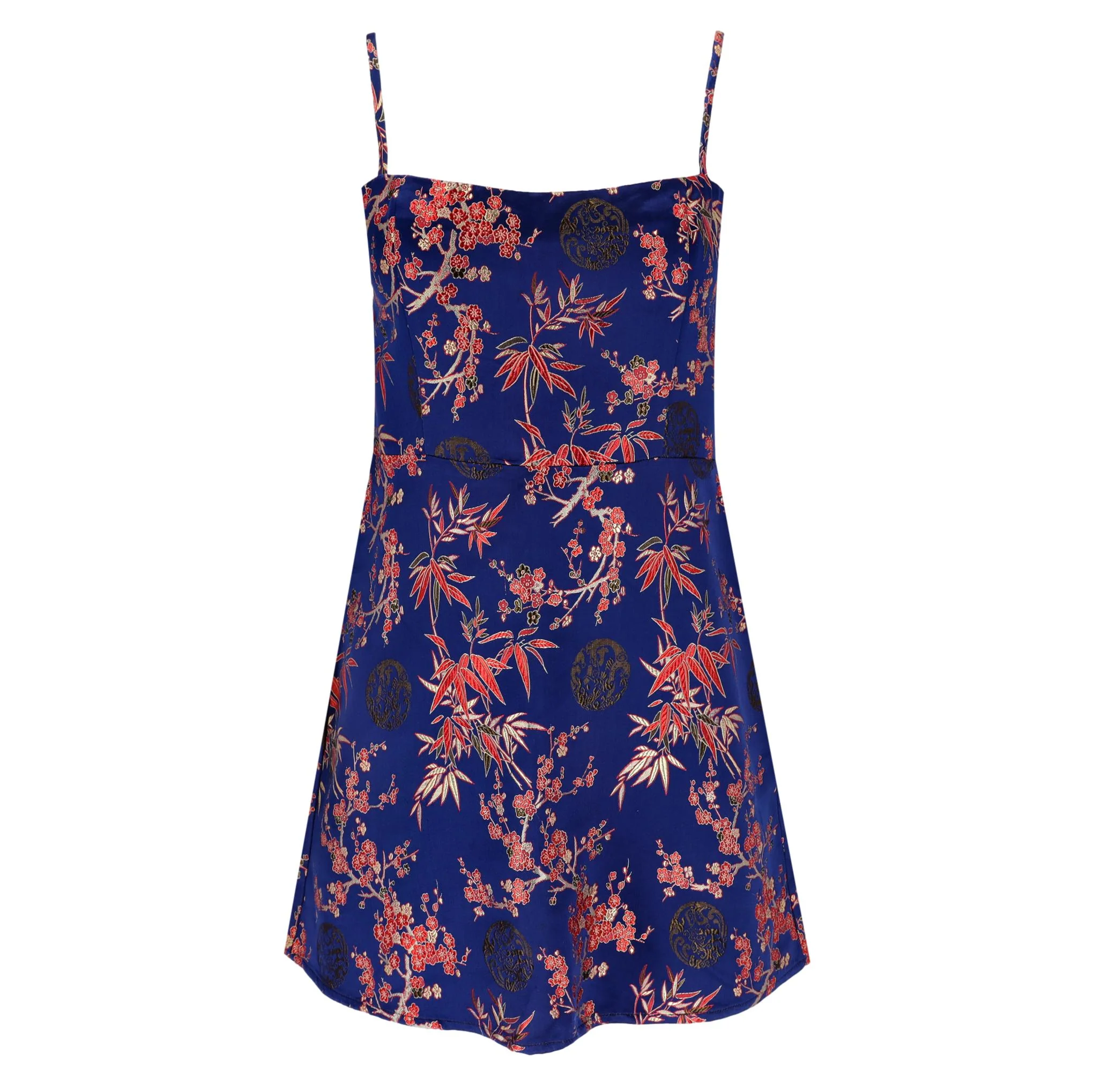 Realisation Silk Printed A-Line Mini Dress. Size S