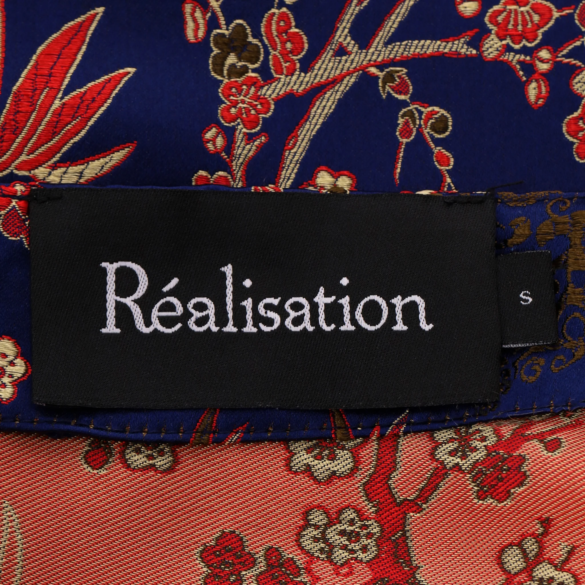 Realisation Silk Printed A-Line Mini Dress. Size S - Image 8