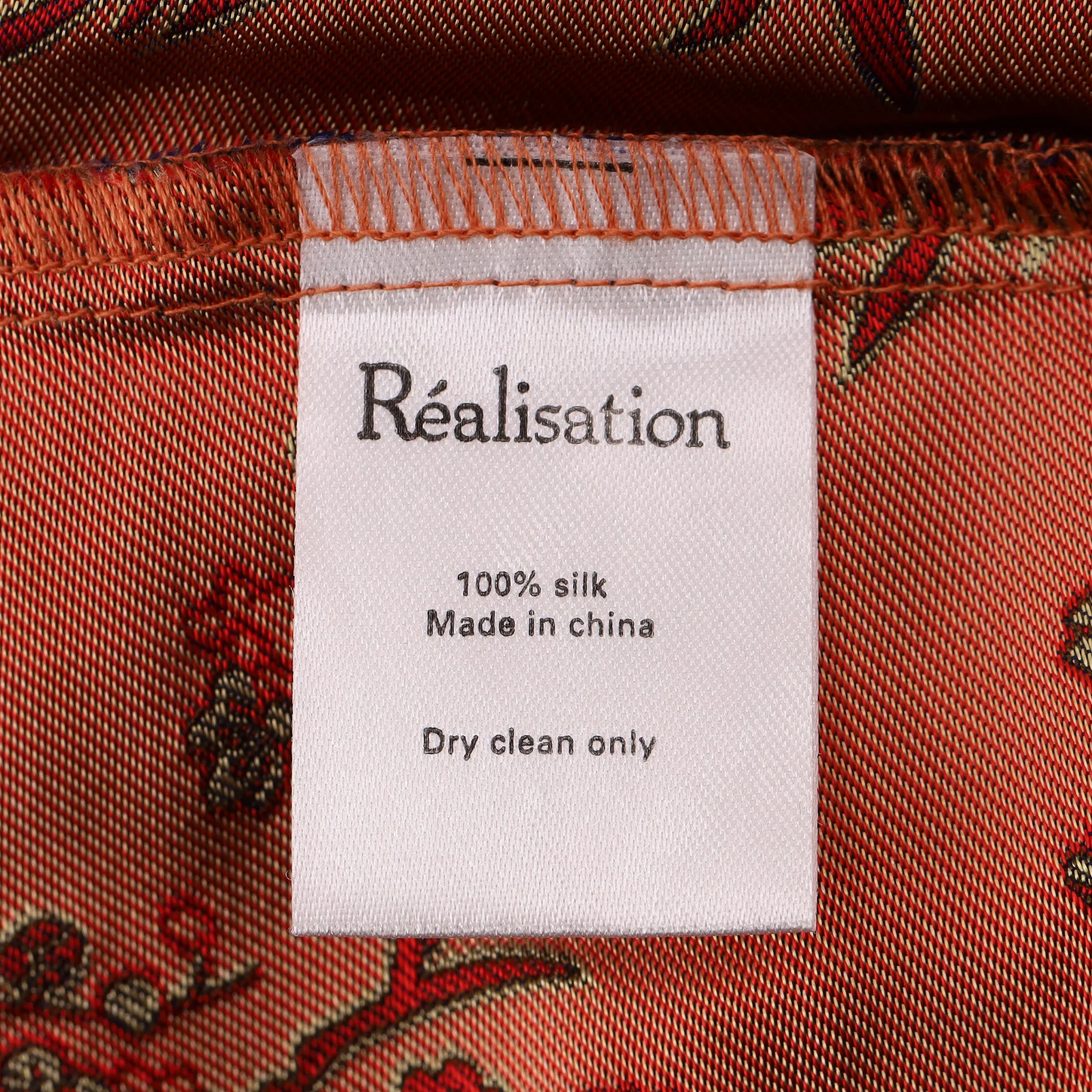Realisation Silk Printed A-Line Mini Dress. Size S - Image 9