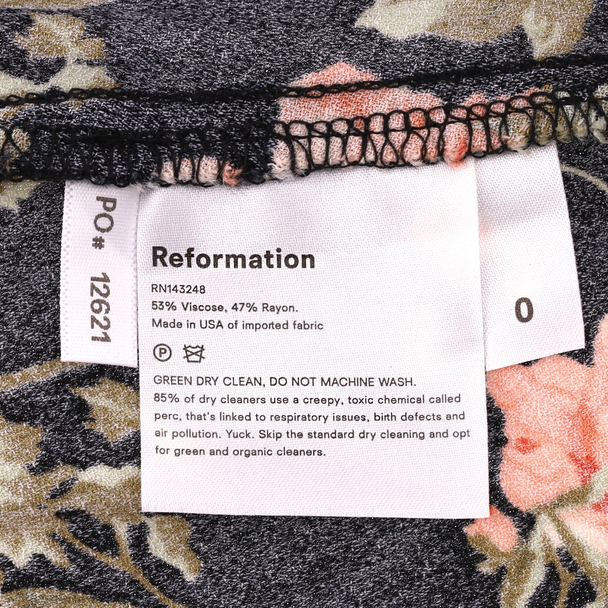 Reformation Floral Print Midi Dress. Size 0 - Image 7