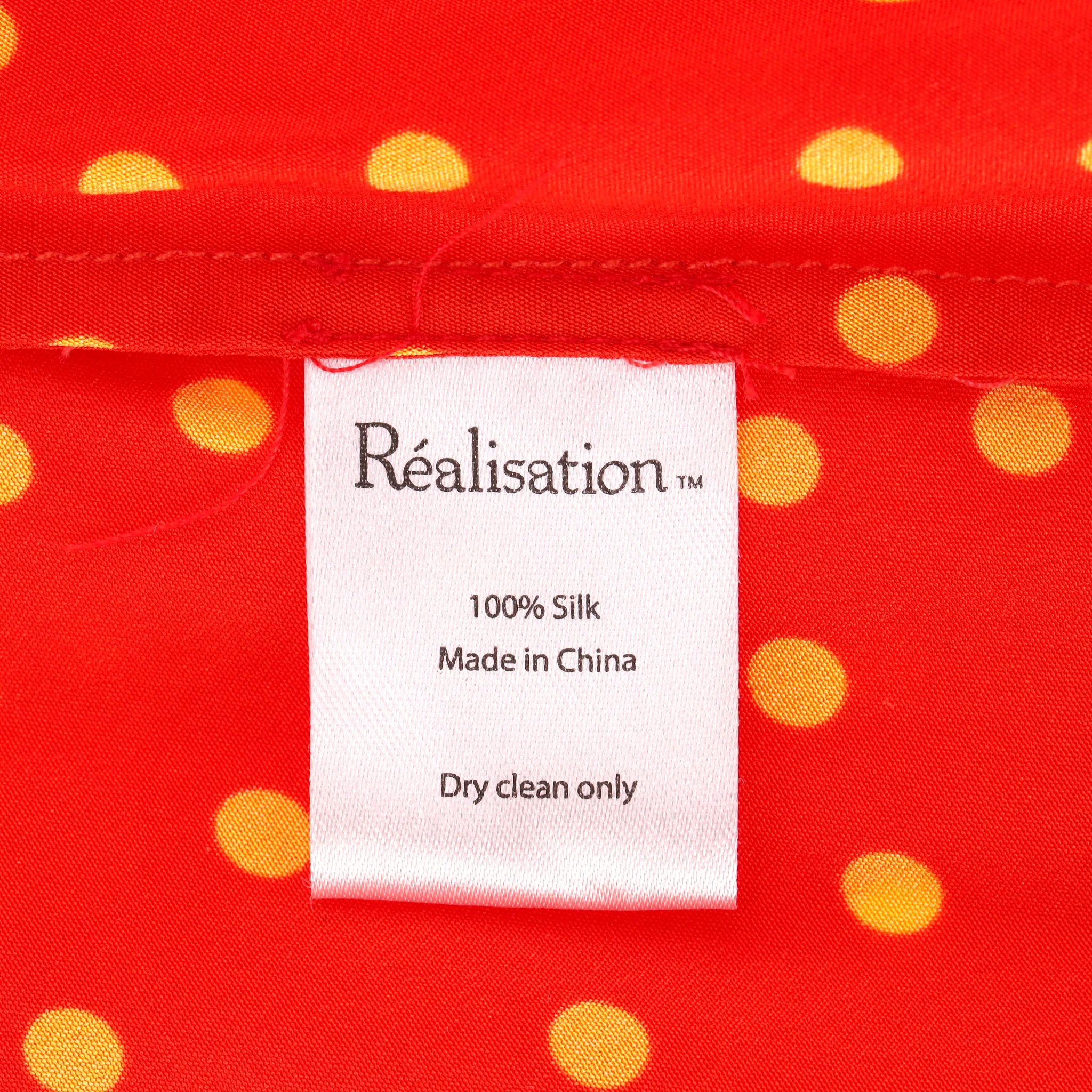 Realisation Polka-Dot Silk Mini Dress. Size XS - Image 7