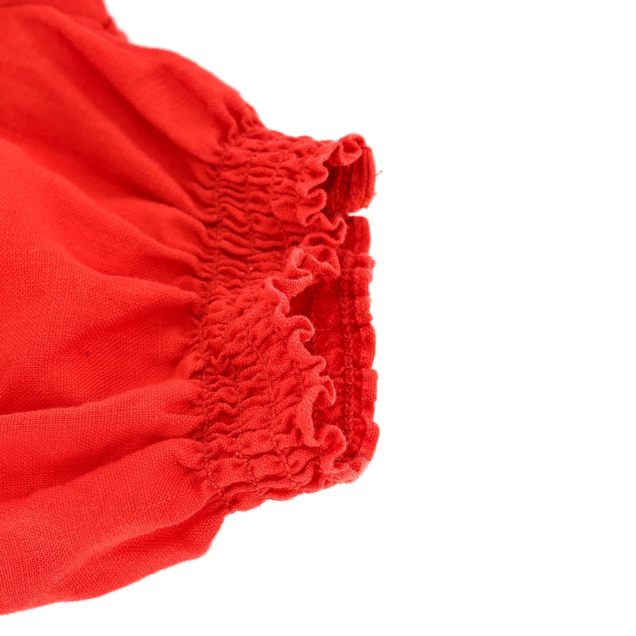 Reformation Puff Sleeve Mini Linen Dress. Size 2US - Image 9