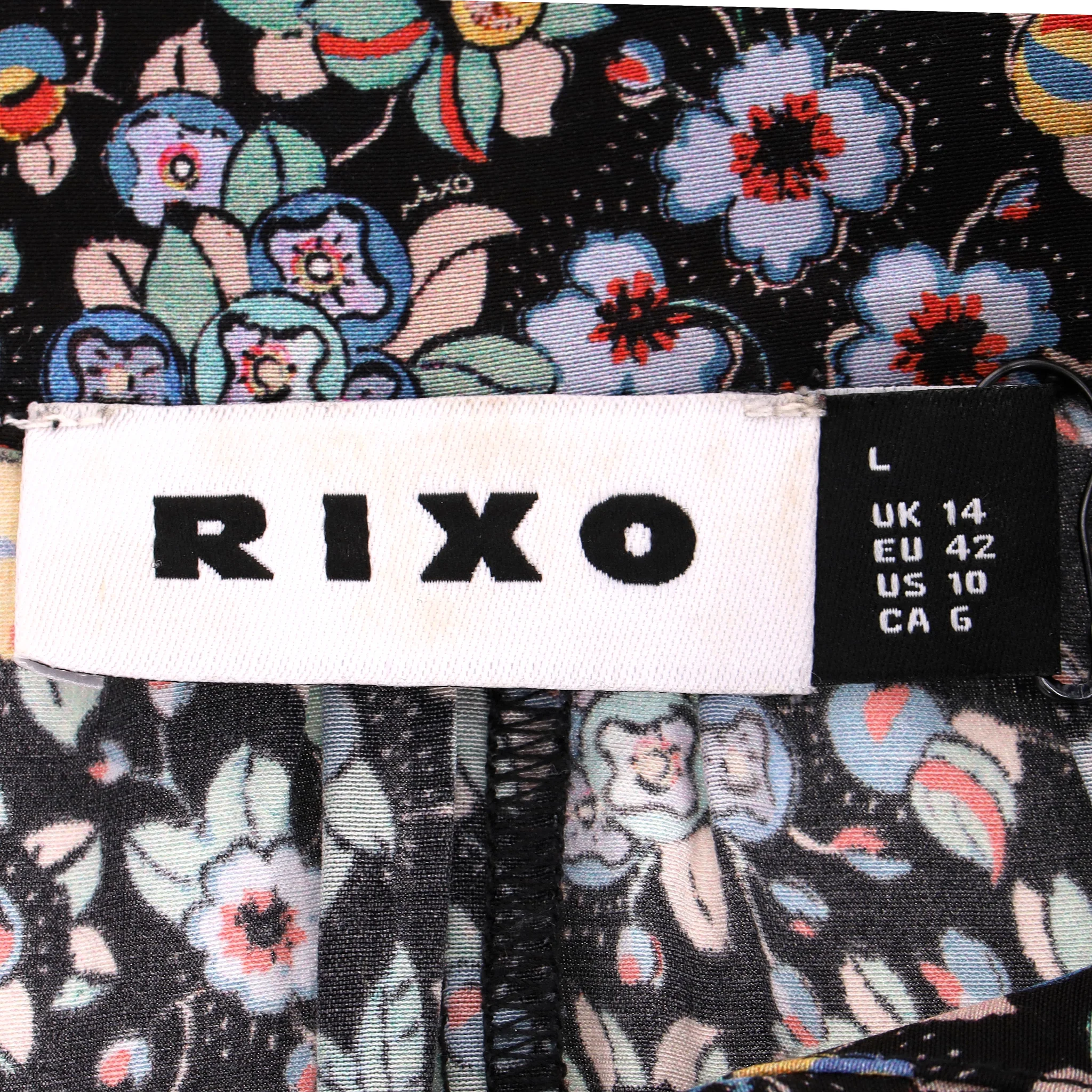 Rixo Floral Print Midi Tent Dress. Size L - Image 7
