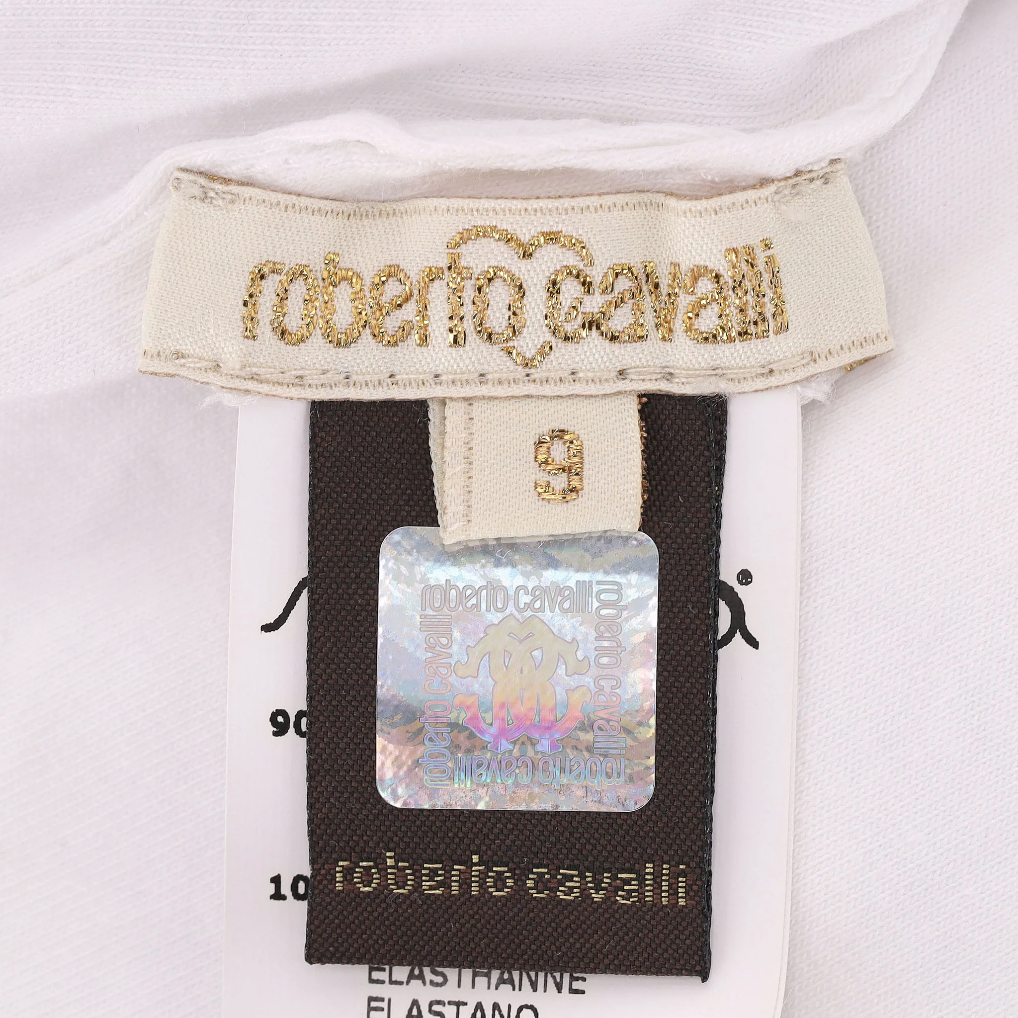 Roberto Cavalli Baby Cotton Logo Hat/Beanie - Image 4