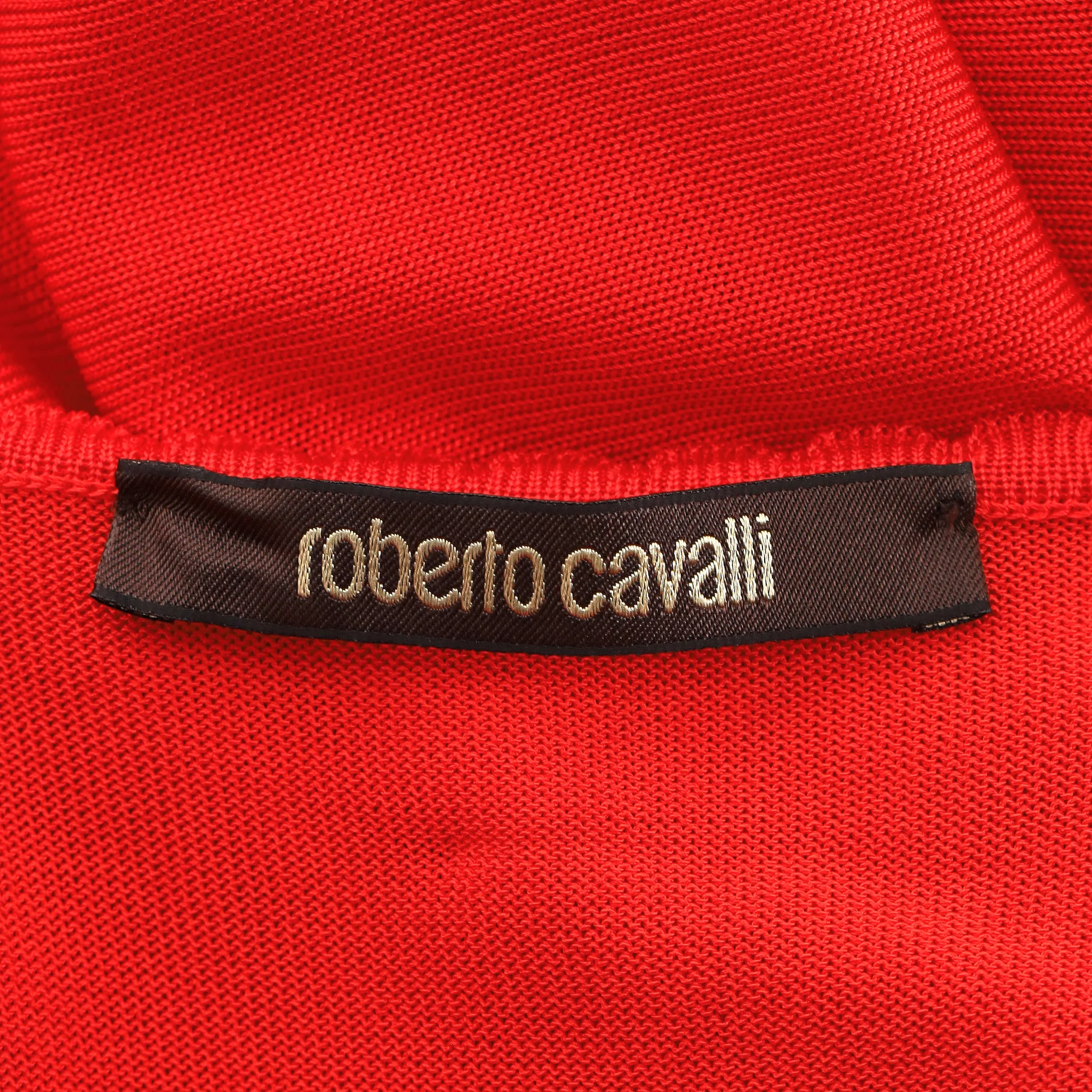 Roberto Cavalli Ruffled Embellished Long Dress. Size 44IT - Image 5