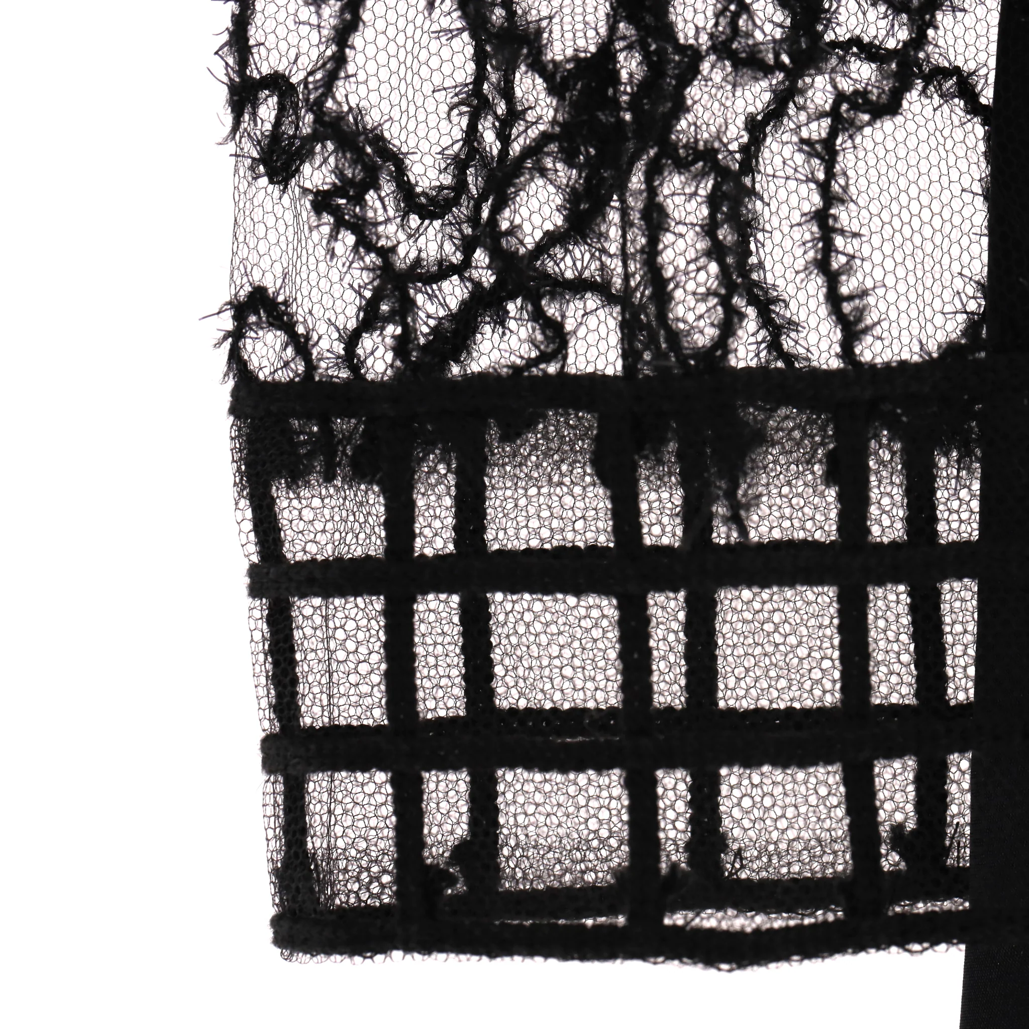 Rochas Lace Textured-Embellished Dress. Size S - Image 6