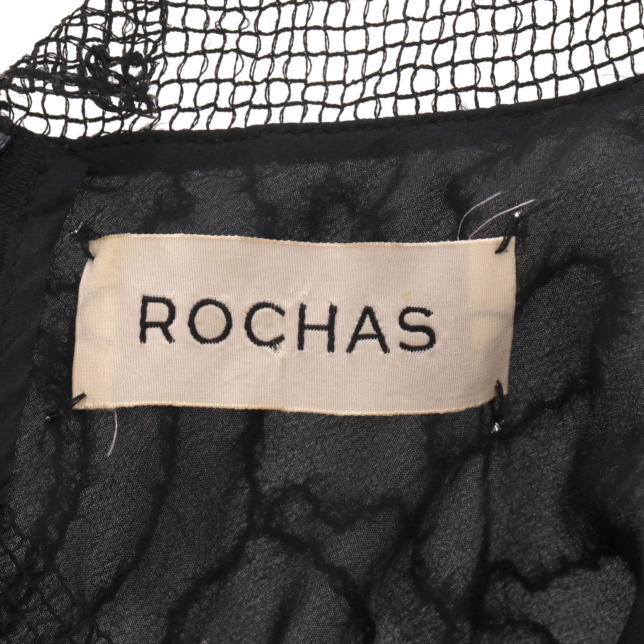 Rochas Lace Textured-Embellished Dress. Size S - Image 8
