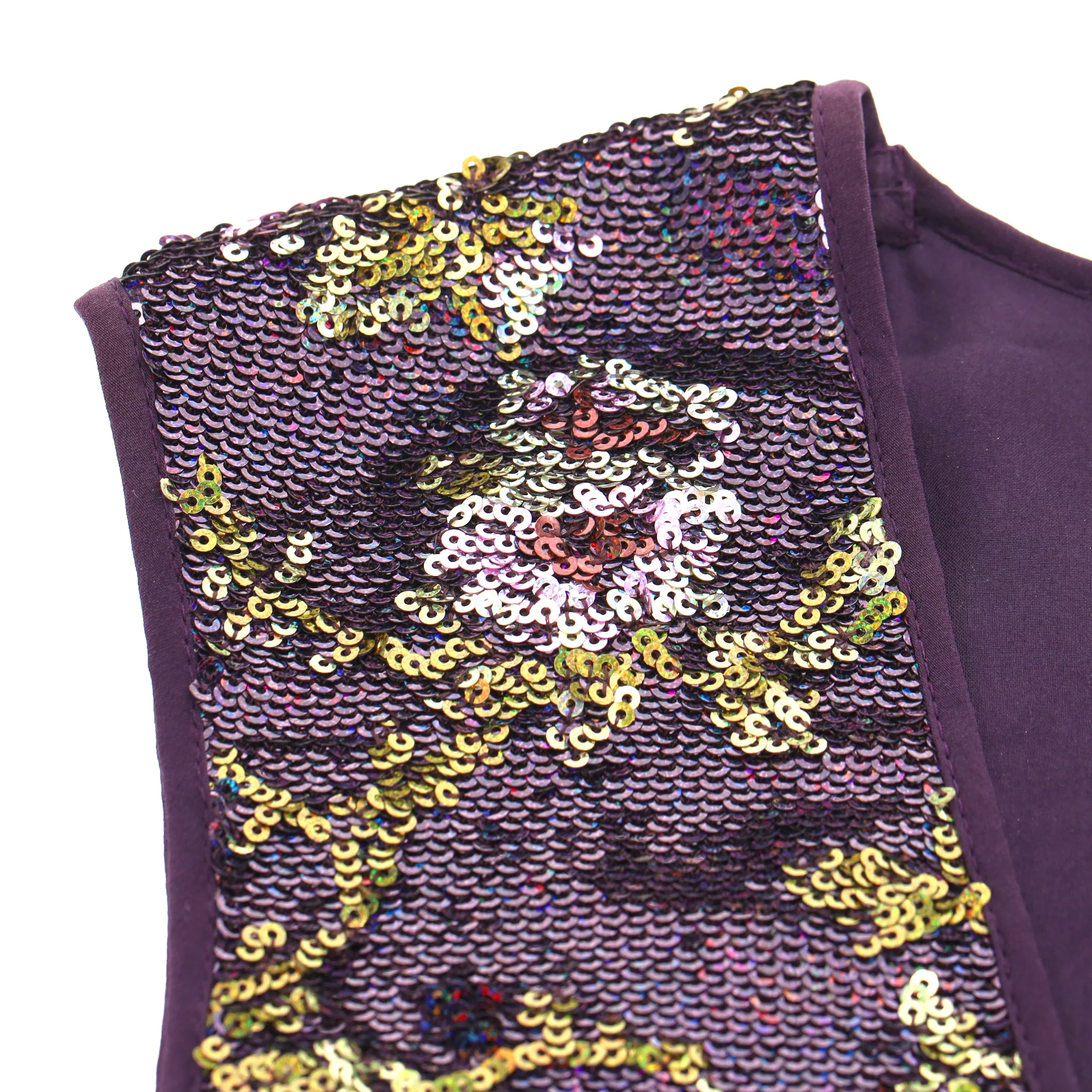 Rochas Sequin Embellished Midi Dress. Size 40IT - Image 6