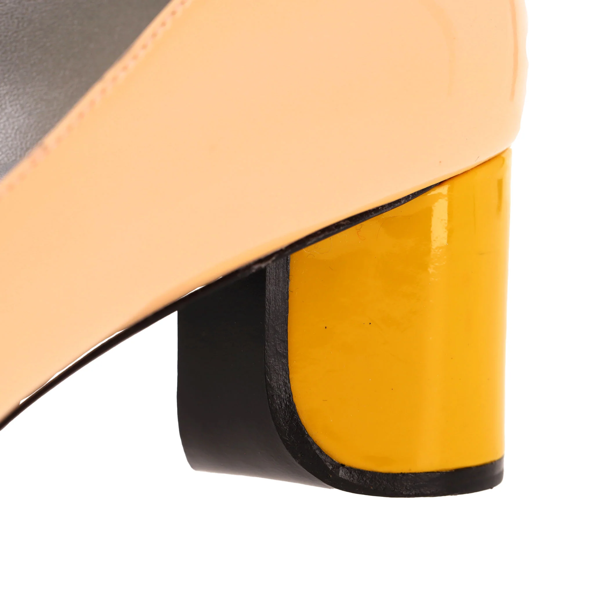 Roger Vivier Tri-Color Patent Leather Buckle Pumps. Size 38 - Image 11
