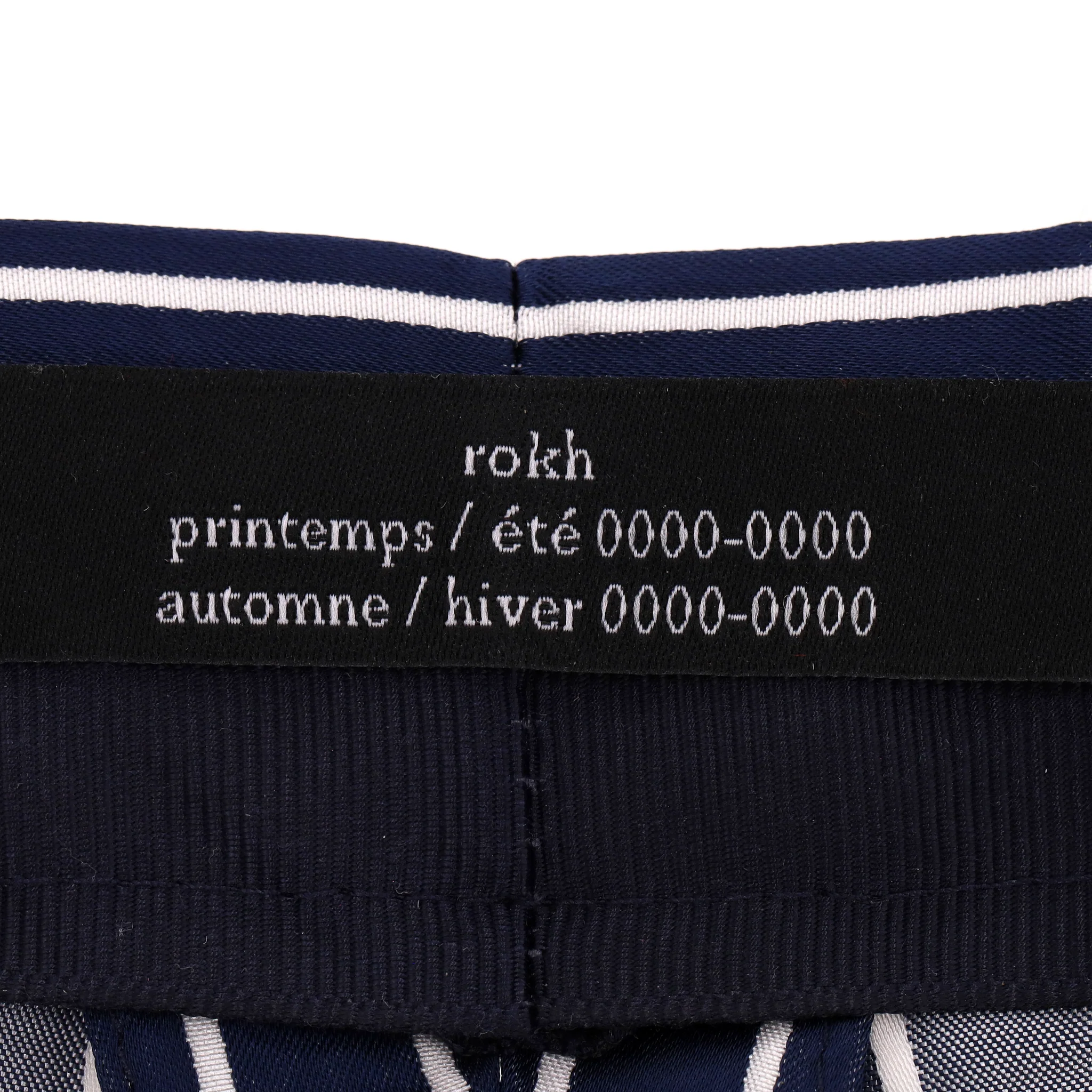 Rokh Wide Leg Pinstripe Trousers. Size 40FR - Image 7