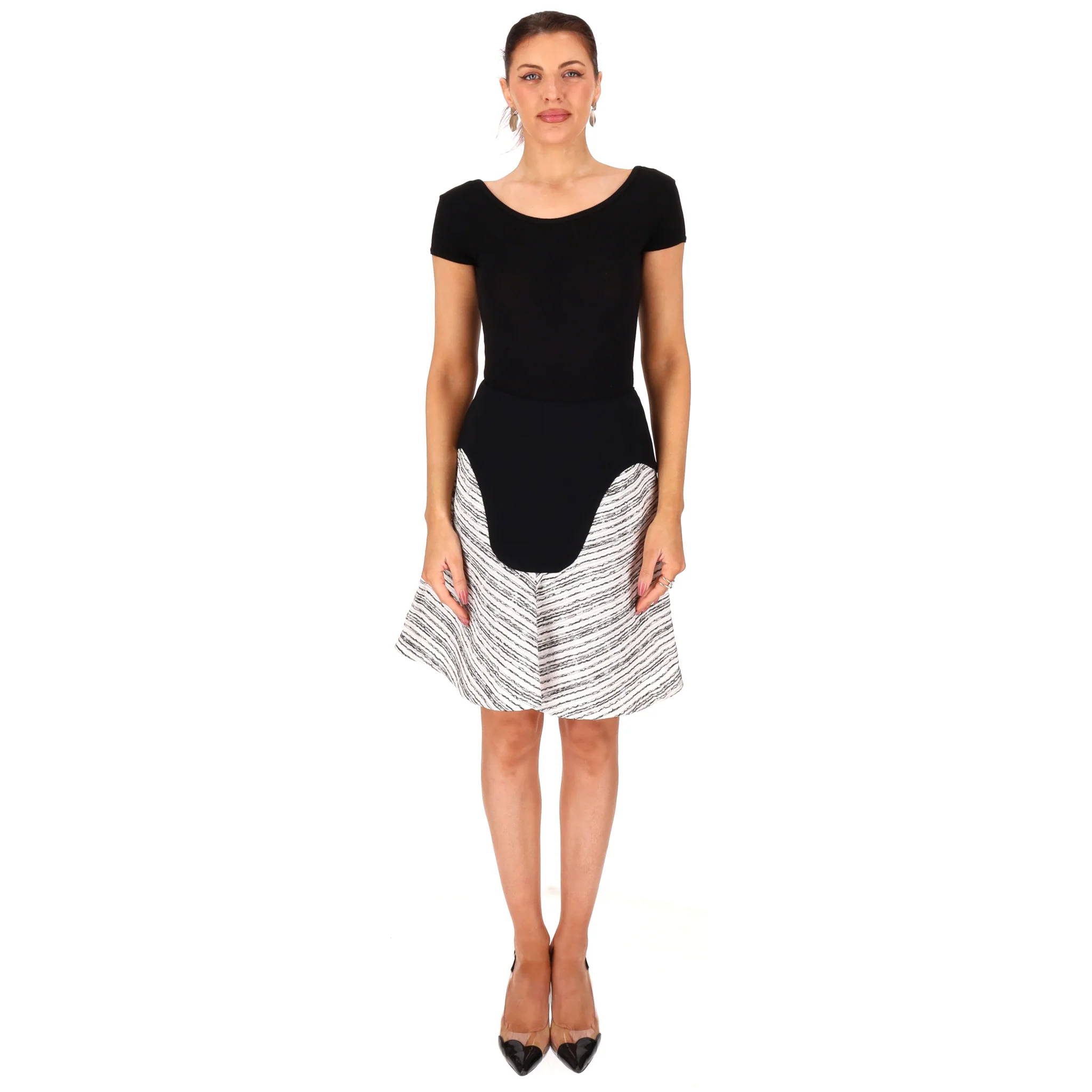 Roland Mouret Boucle Tweed A-Line Skirt. Size 10UK - Image 2