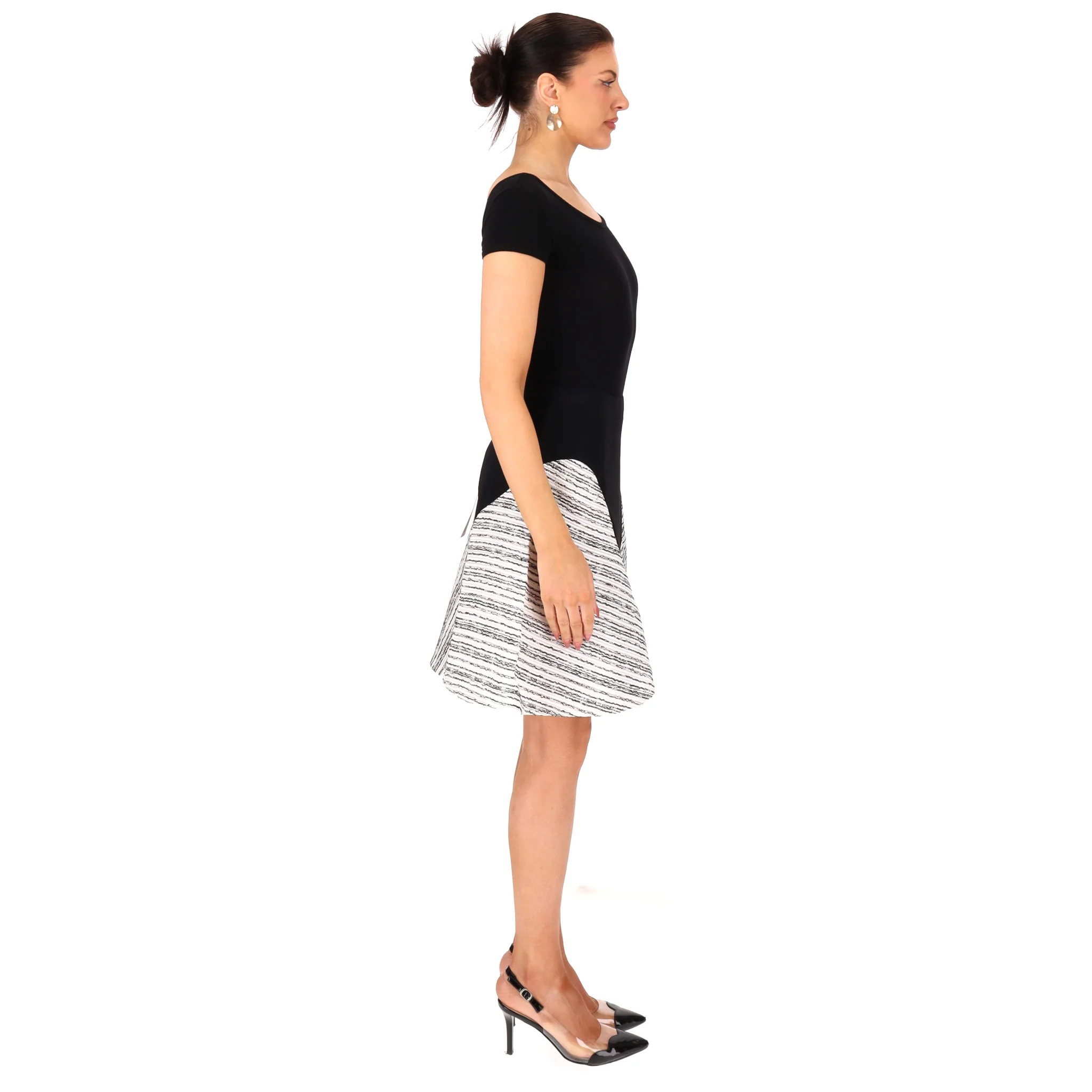 Roland Mouret Boucle Tweed A-Line Skirt. Size 10UK - Image 3