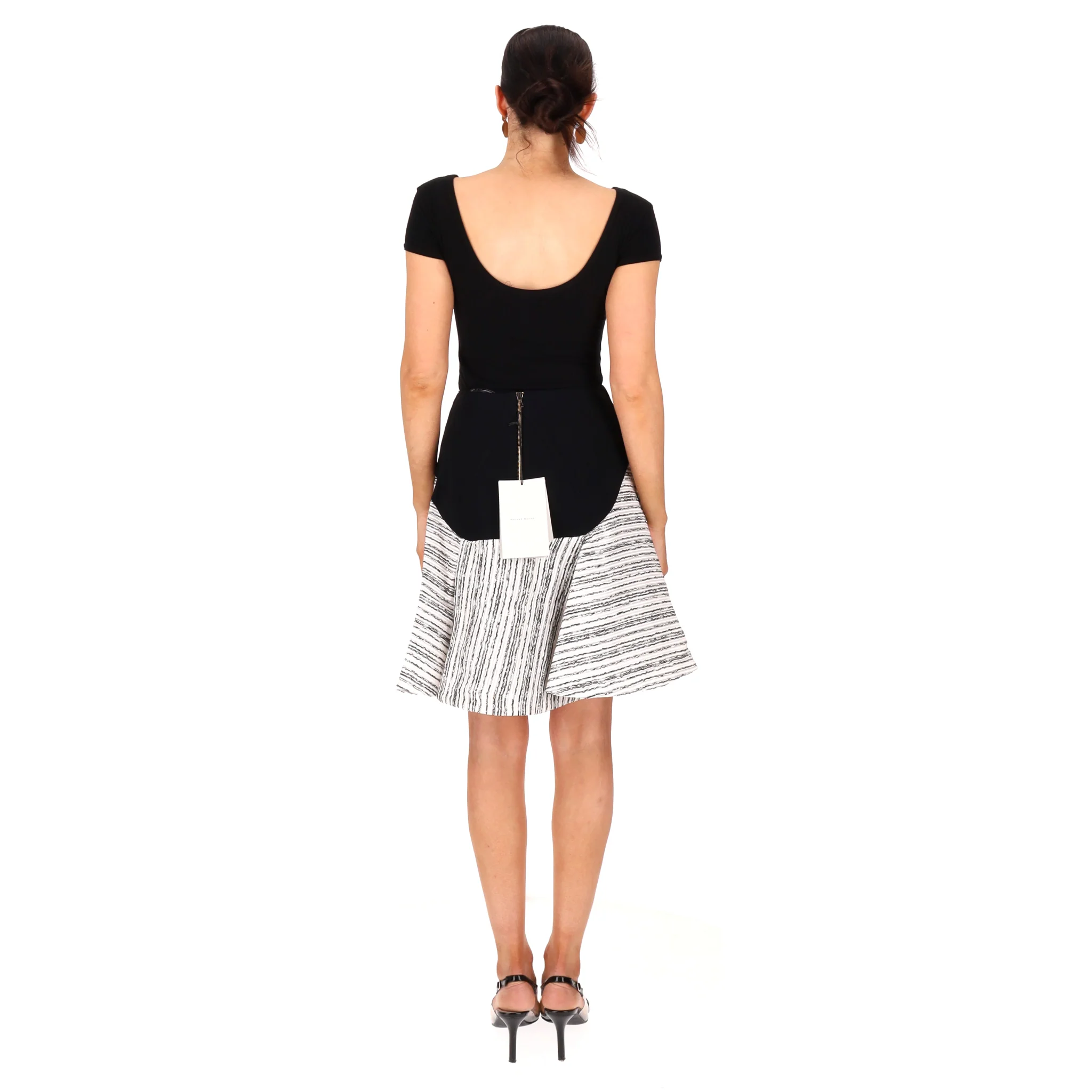 Roland Mouret Boucle Tweed A-Line Skirt. Size 10UK - Image 4