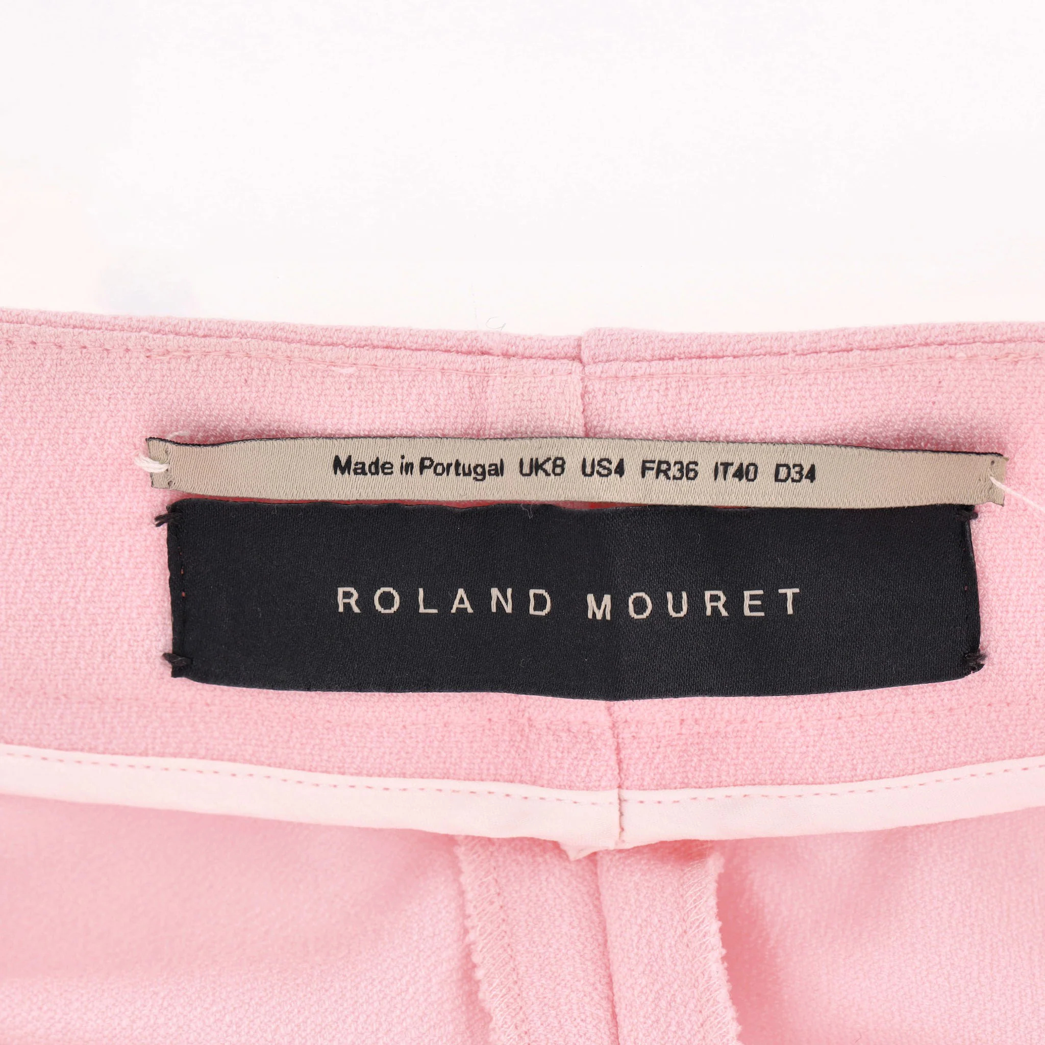 Roland Mouret High-Waisted Tailored Trousers. Size 8UK - Image 5