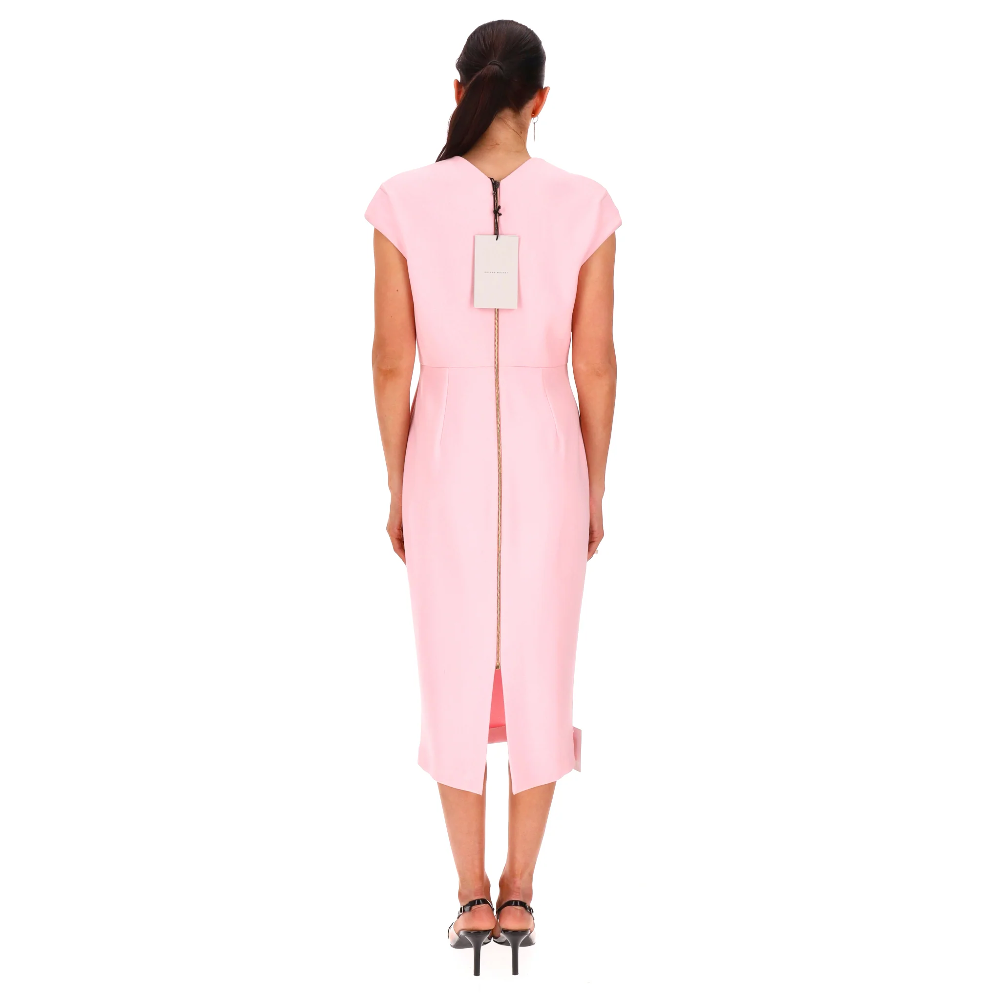 Roland Mouret Sheath Midi Dress. Size 40FR - Image 4