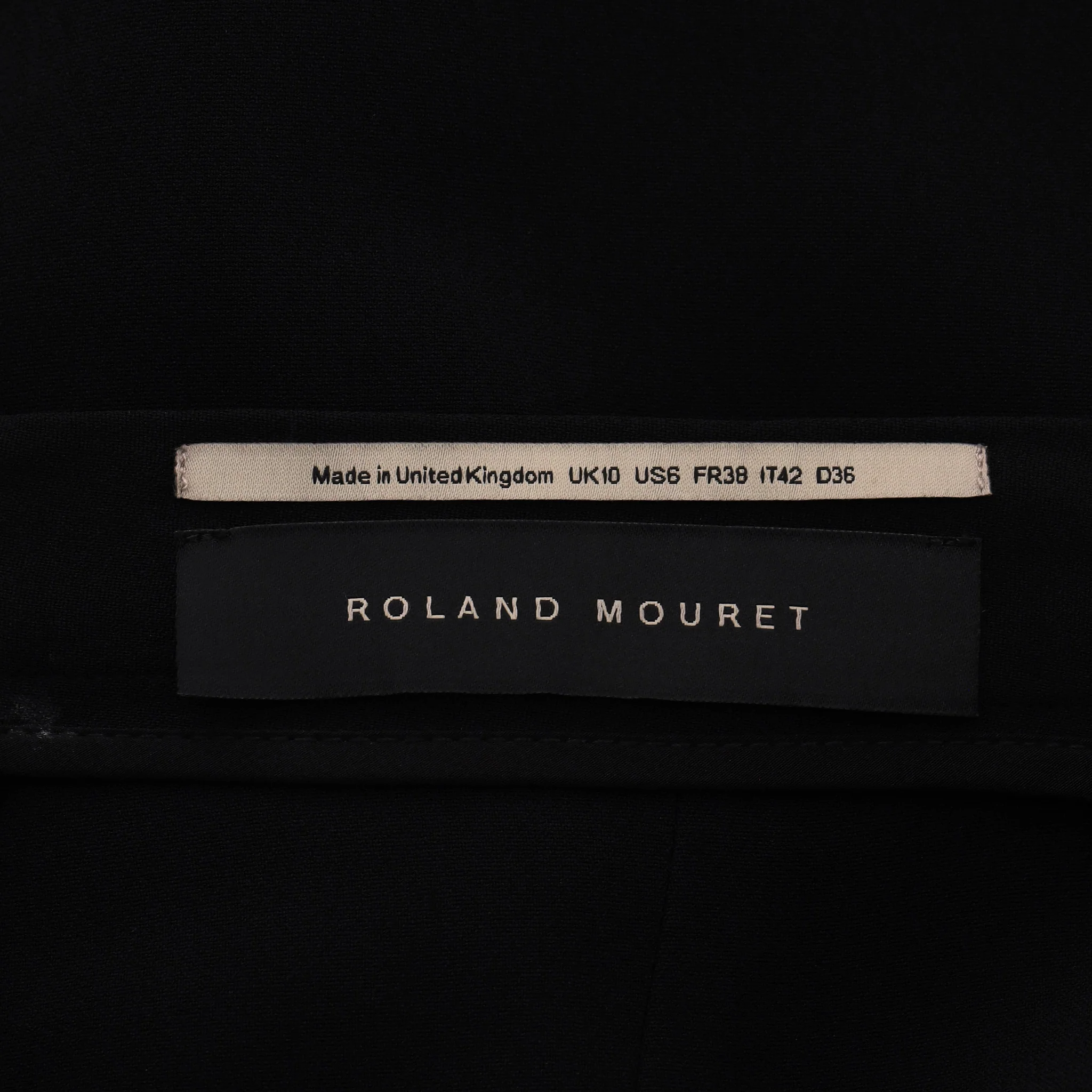 Roland Mouret Velvet Silk Blend Pencil Skirt. Size 10UK - Image 6