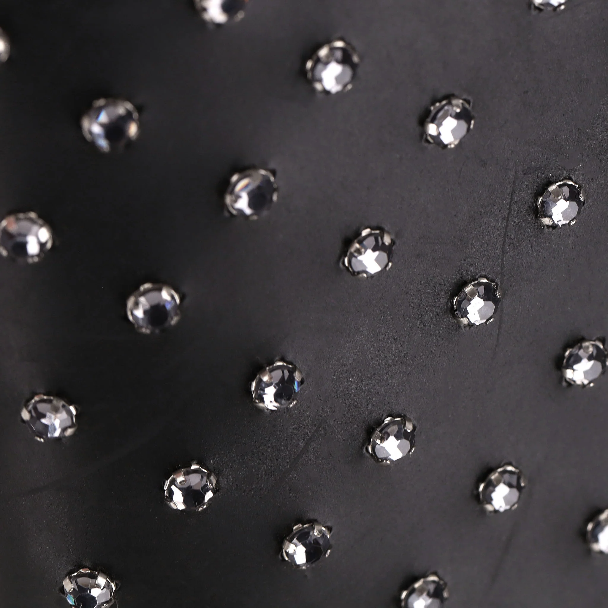 Saint Laurent Festival 25 Crystal Studded Rubber Rain Boots. Size 36 - Image 10