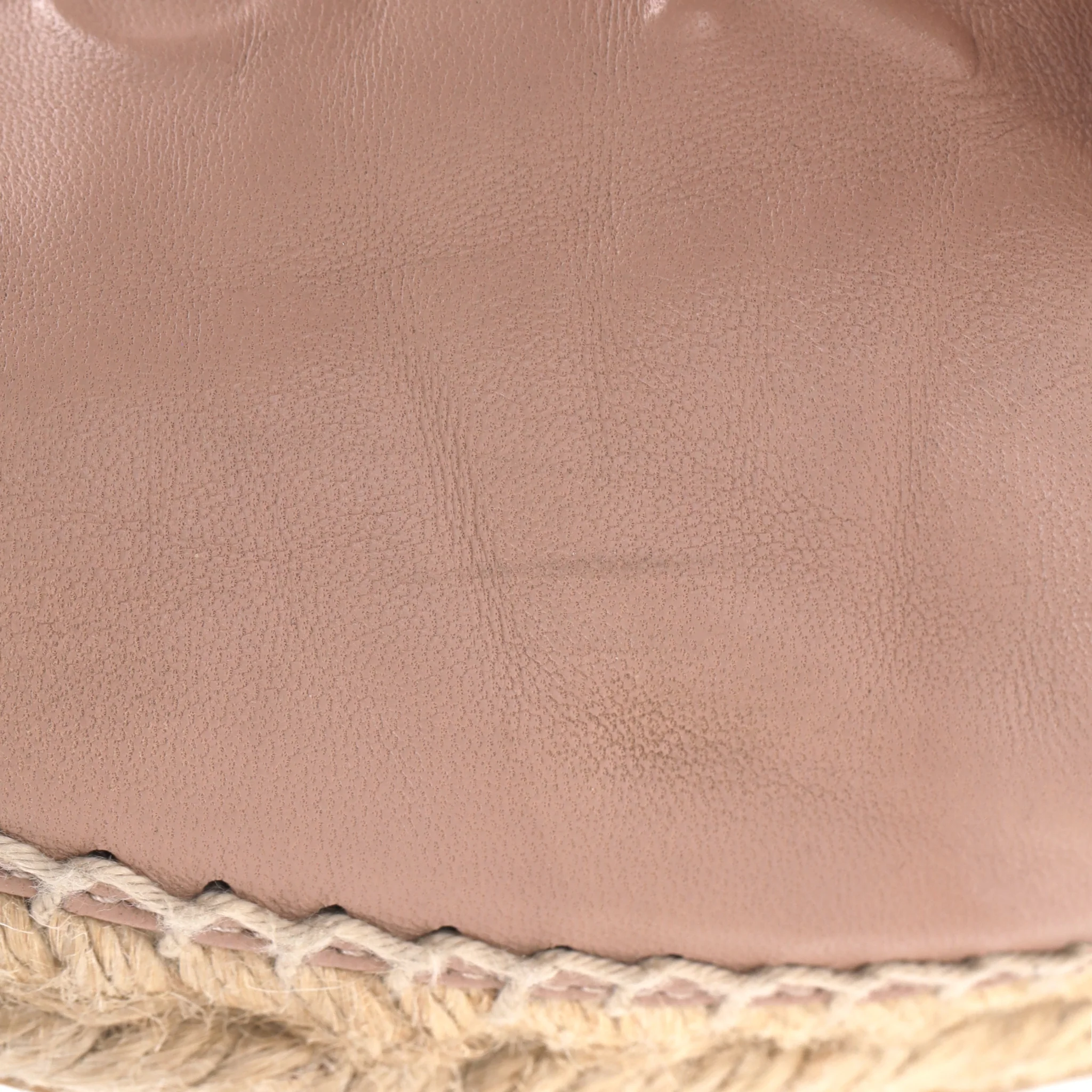 Saint Laurent Logo Leather Espadrille Flats. Size 39 - Image 7