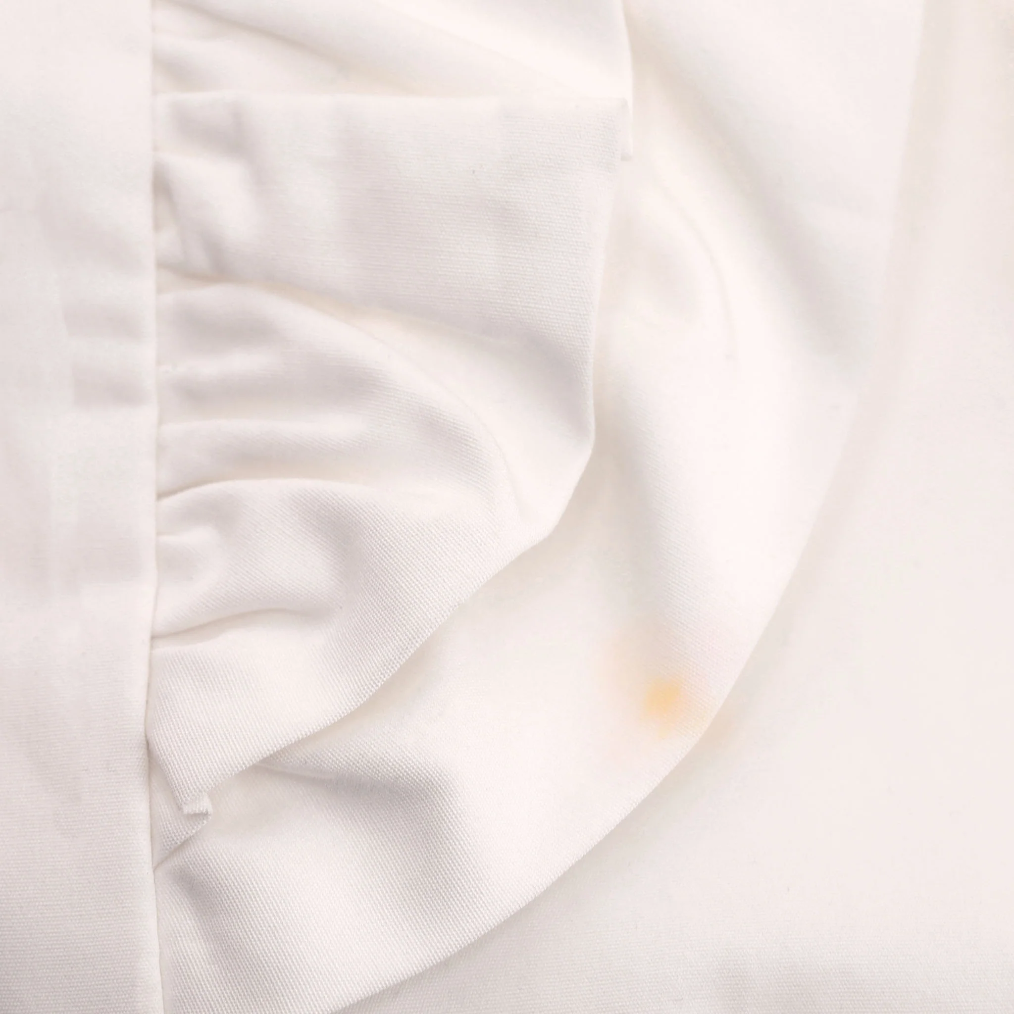 Saint Laurent Ruffled Bib Cotton Shirt. Size 38FR - Image 9