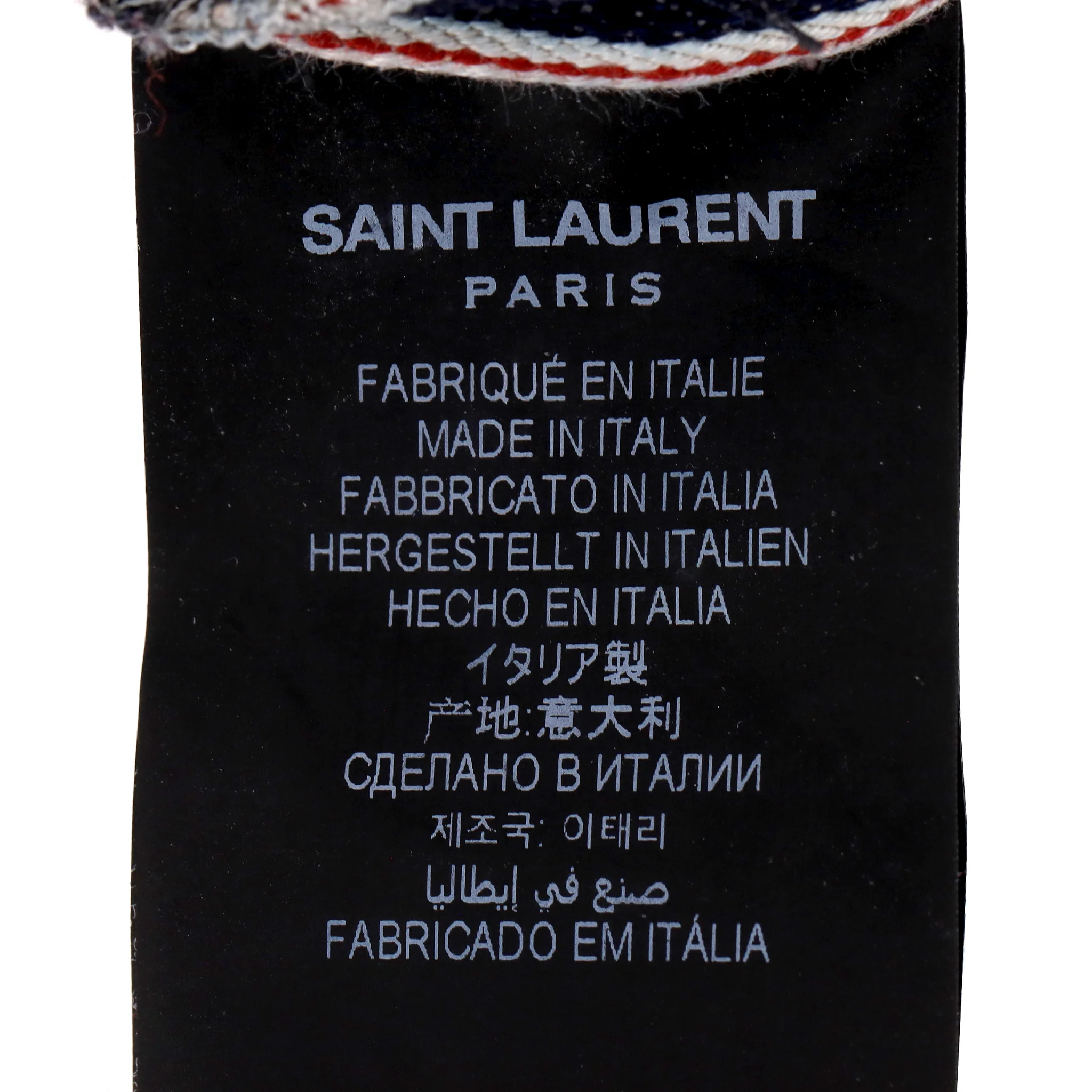 Saint Laurent Straight-Leg Cropped Jeans. Size S - Image 10