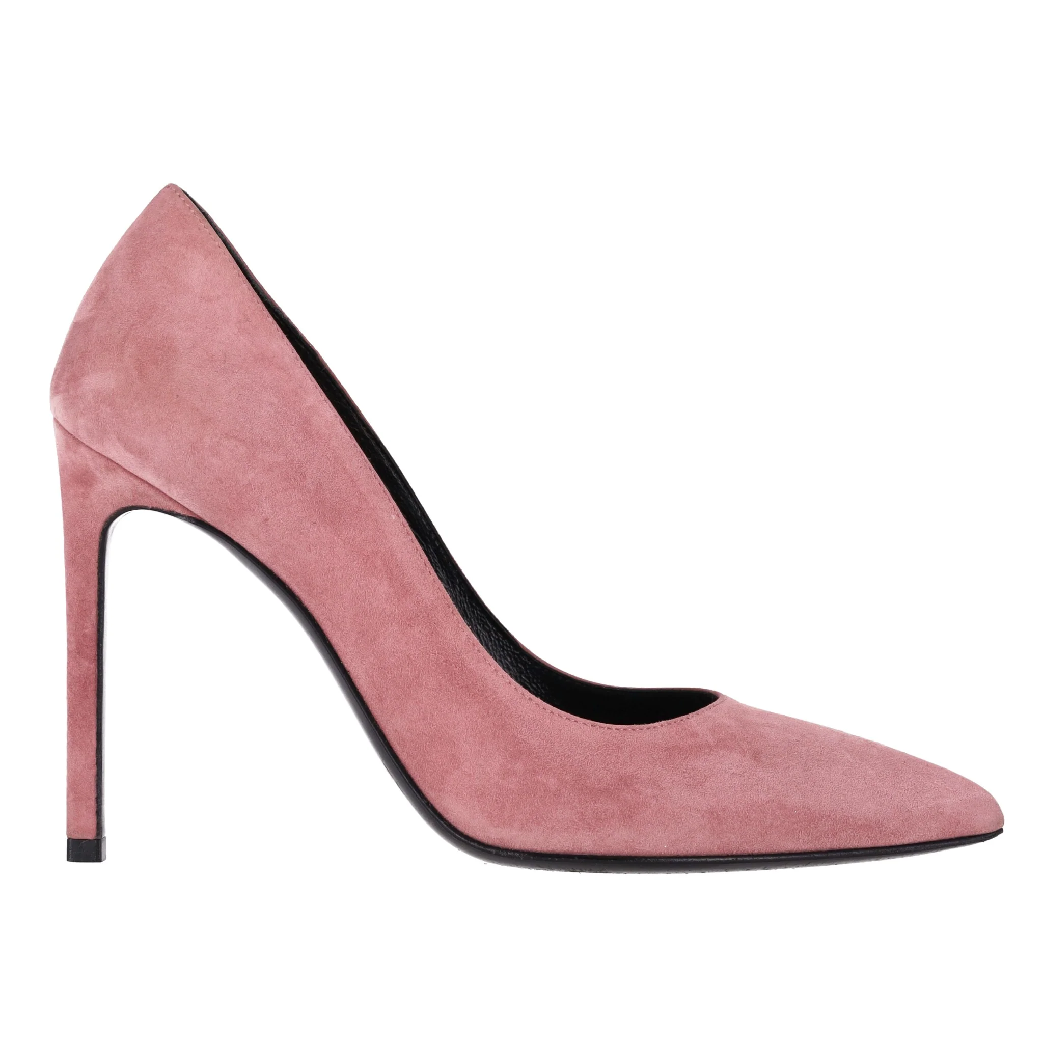 Saint Laurent Suede Pump High Heels. Size 35 - Image 4