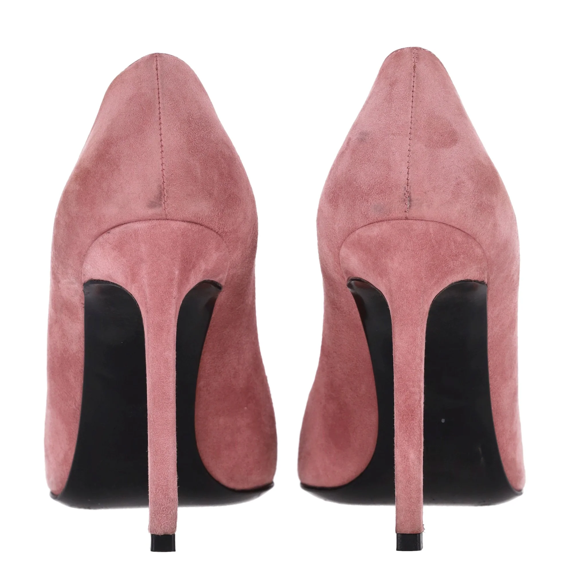 Saint Laurent Suede Pump High Heels. Size 35 - Image 5