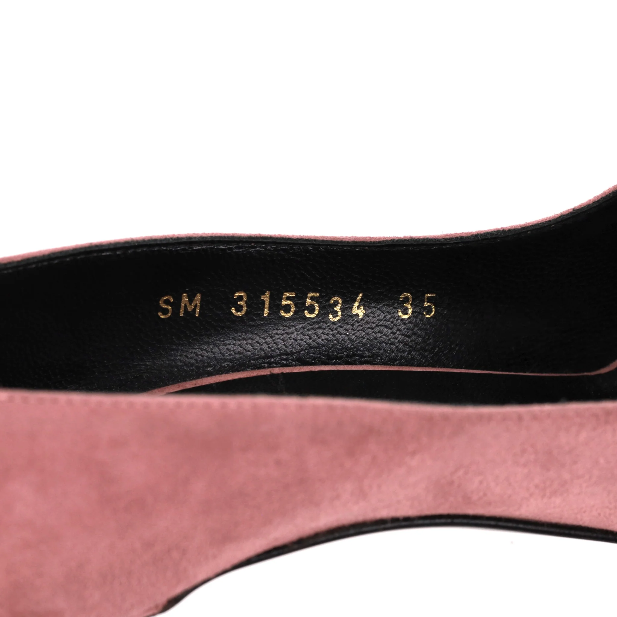 Saint Laurent Suede Pump High Heels. Size 35 - Image 7