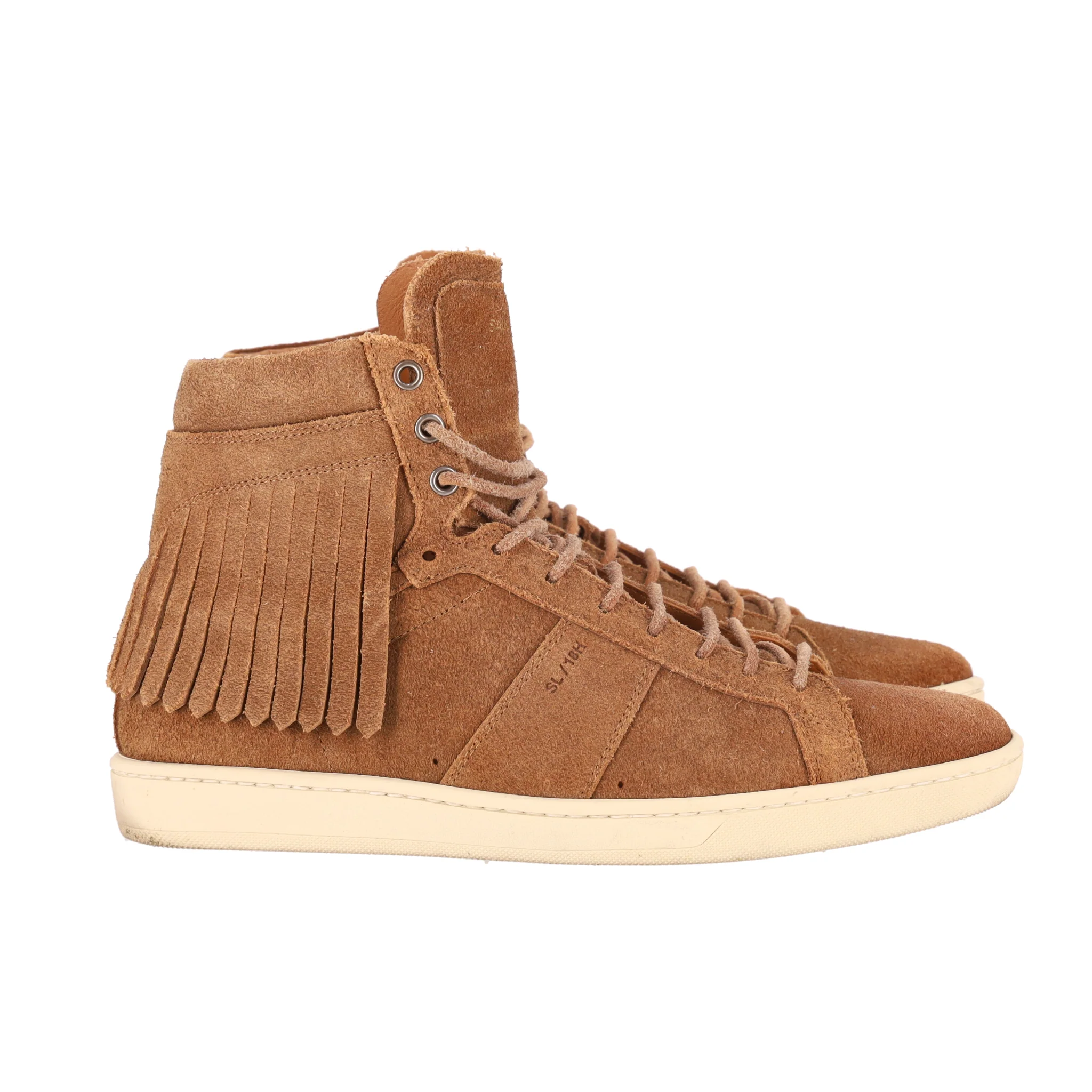 Saint Laurent Suede Sneakers. Size 41 - Image 4