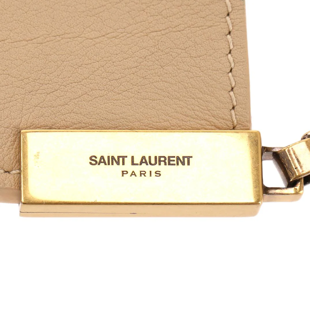 Saint Laurent Suzanne Leather Shoulder Bag With A Matching Pouch - Image 7