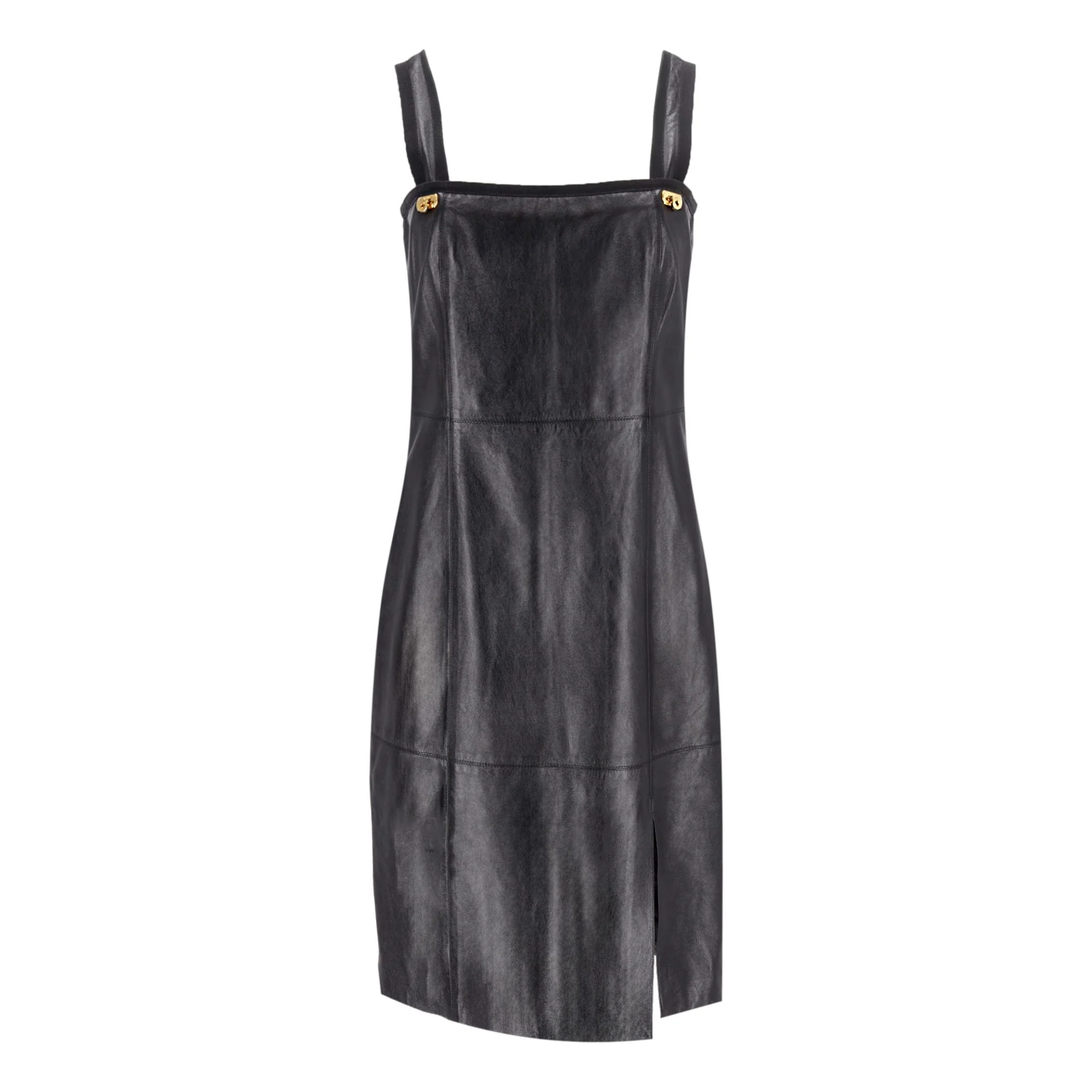 Salvatore Ferragamo Leather Straps Dress. Size 42IT