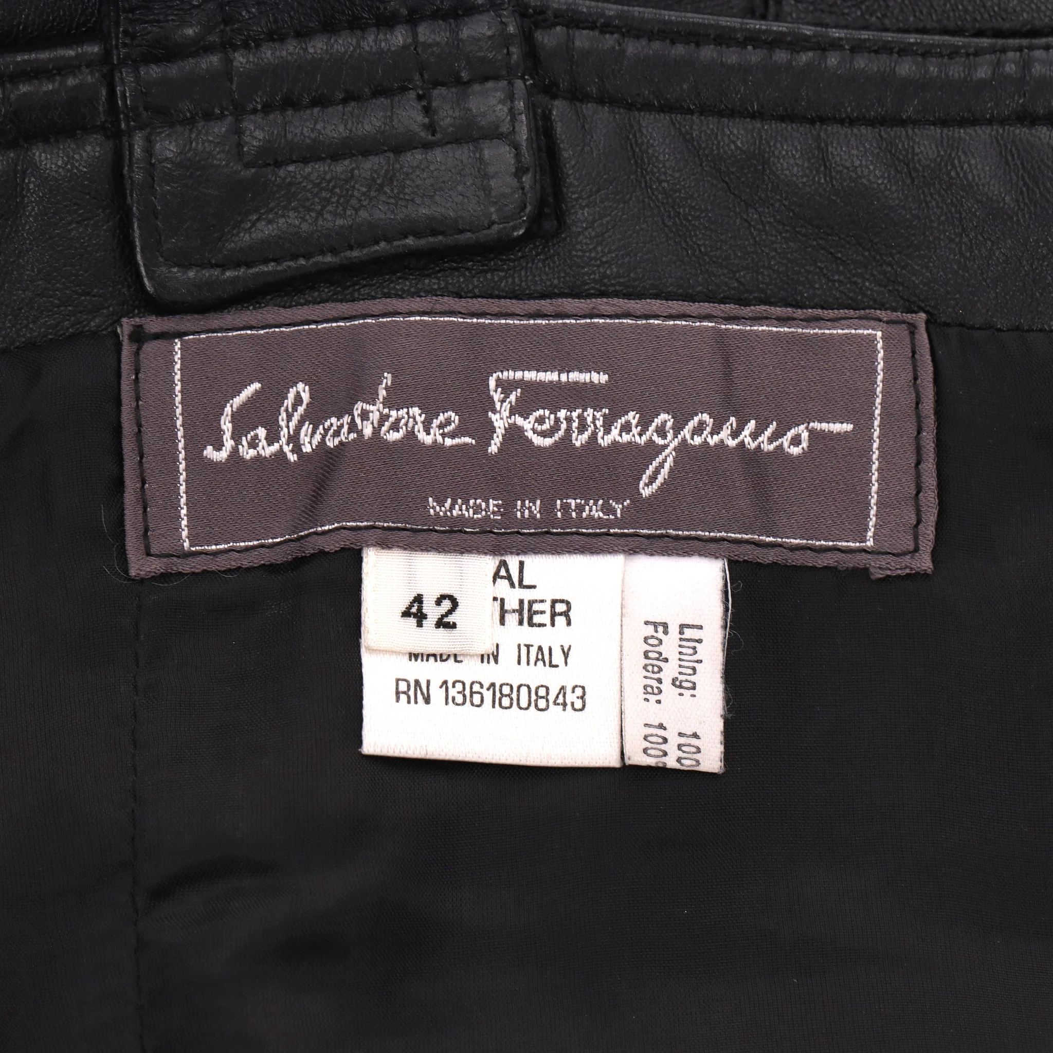Salvatore Ferragamo Leather Straps Dress. Size 42IT - Image 6