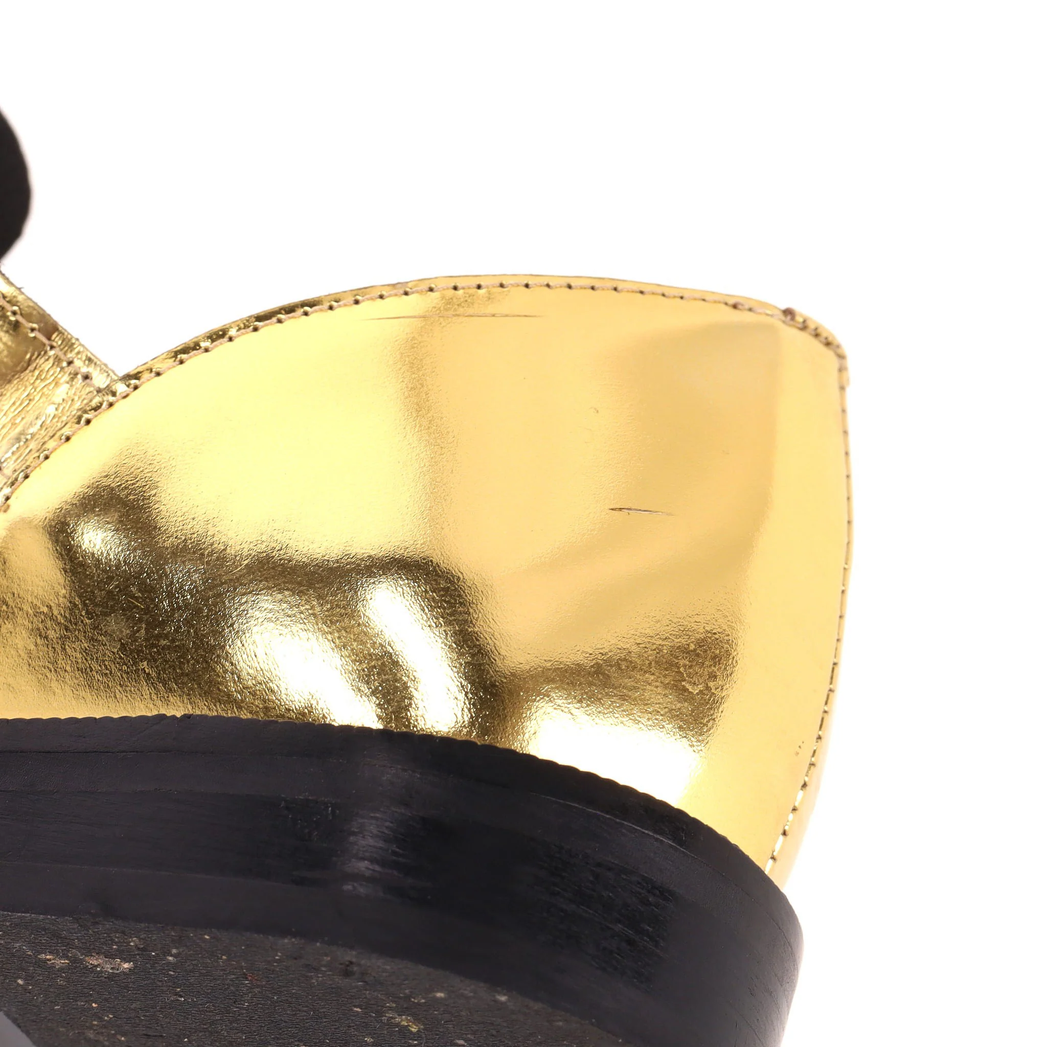 Sandro Olyma Studded Leather Cage Sandals. Size 37 - Image 8