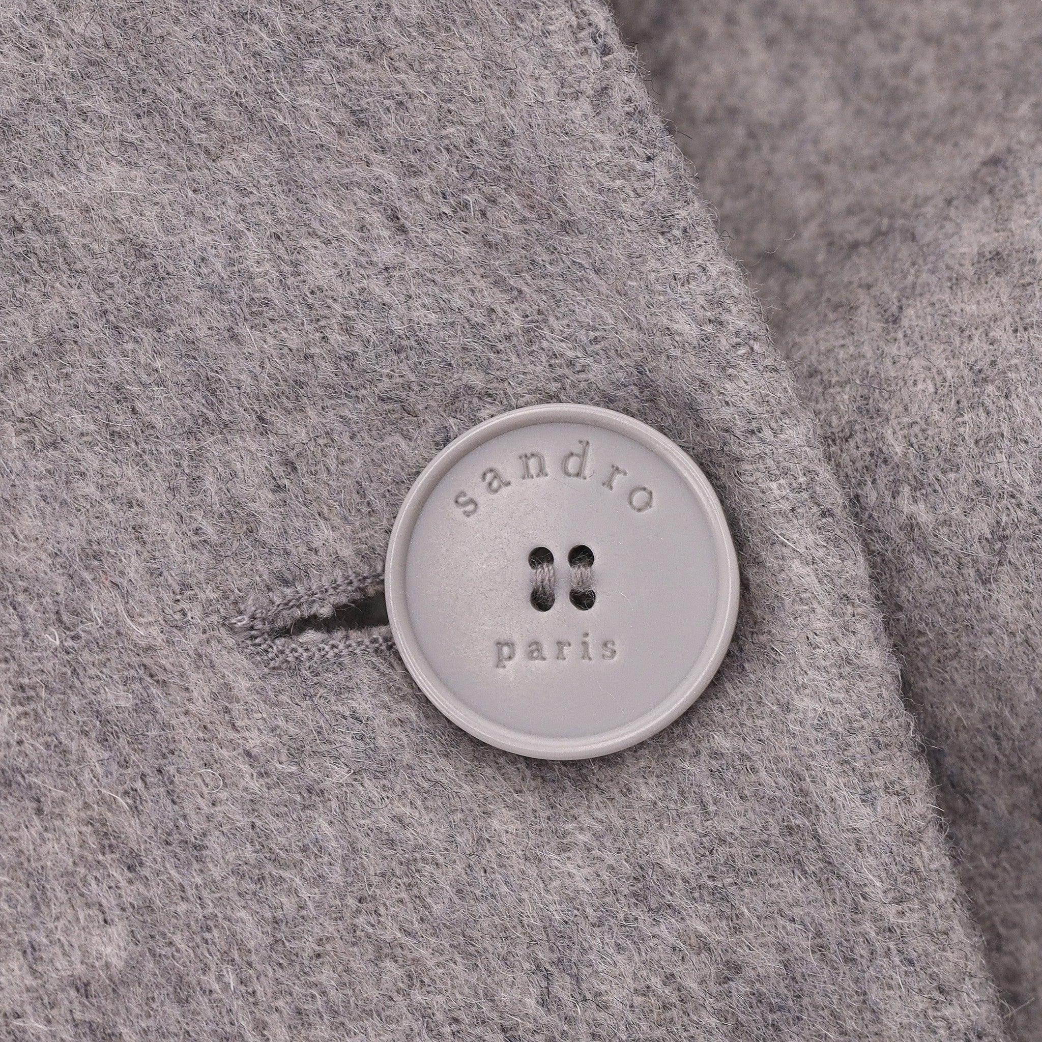 Sandro Wool Coat. Size 38FR - Image 5