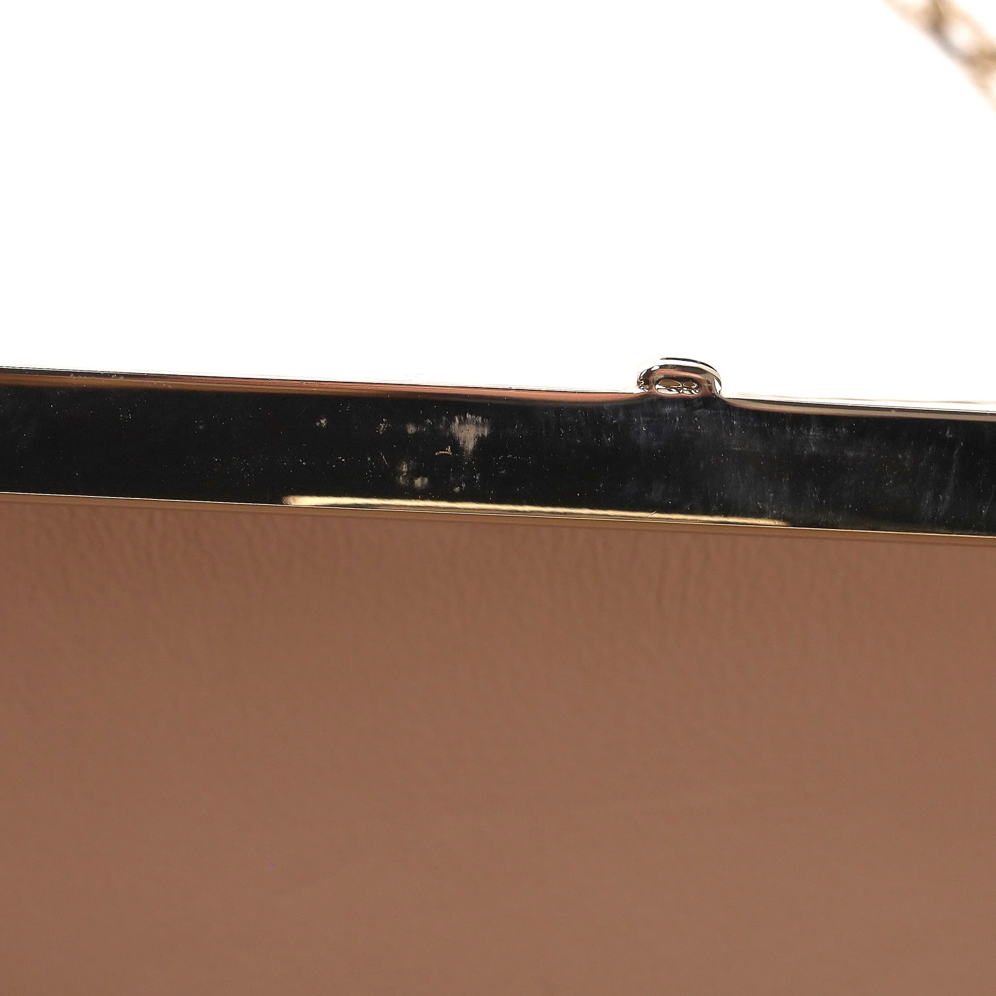 Sergio Rossi Lizard Skin Clutch Bag With Chain Strap - Image 10