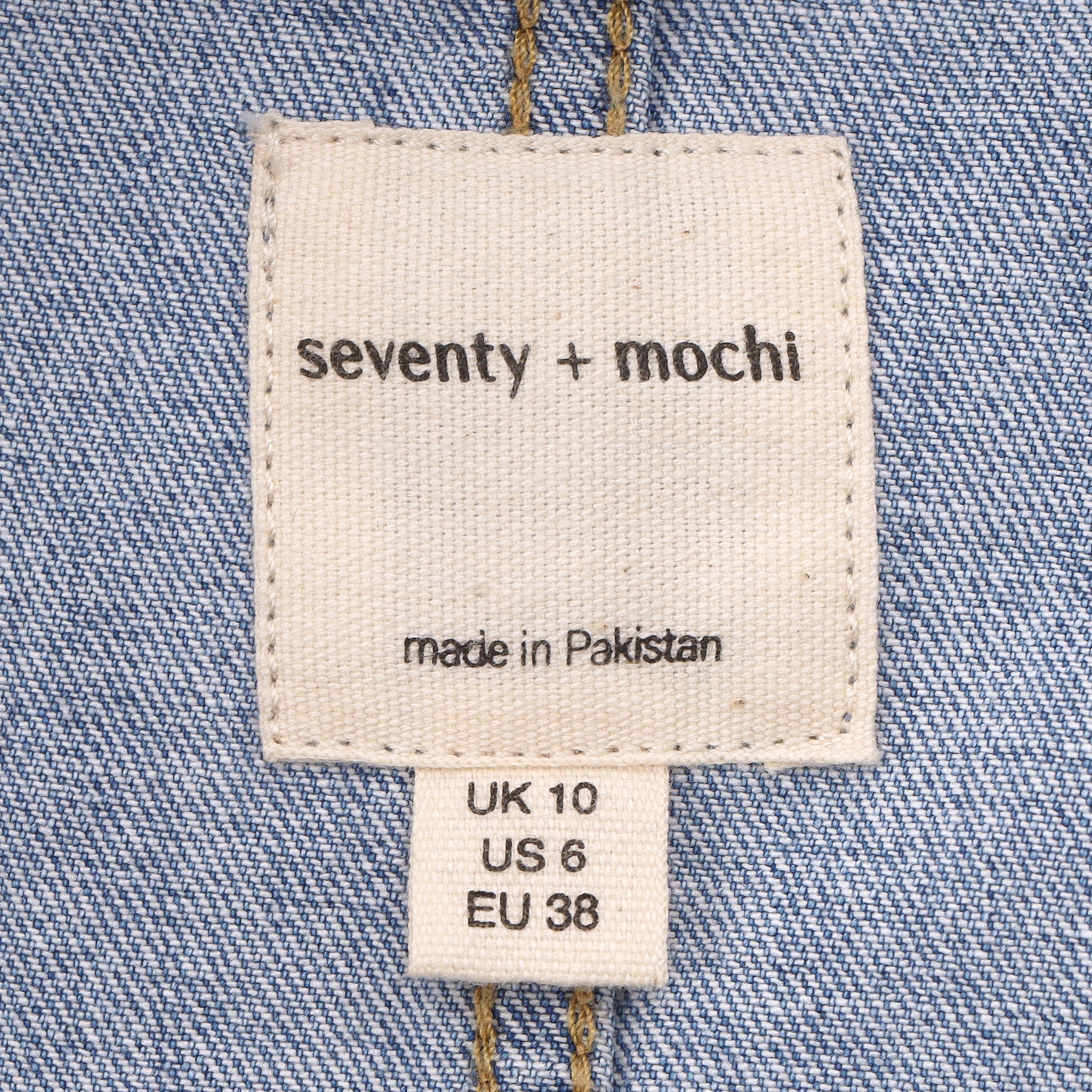 Seventy + Mochi Denim Jumpsuit. Size 10UK - Image 8