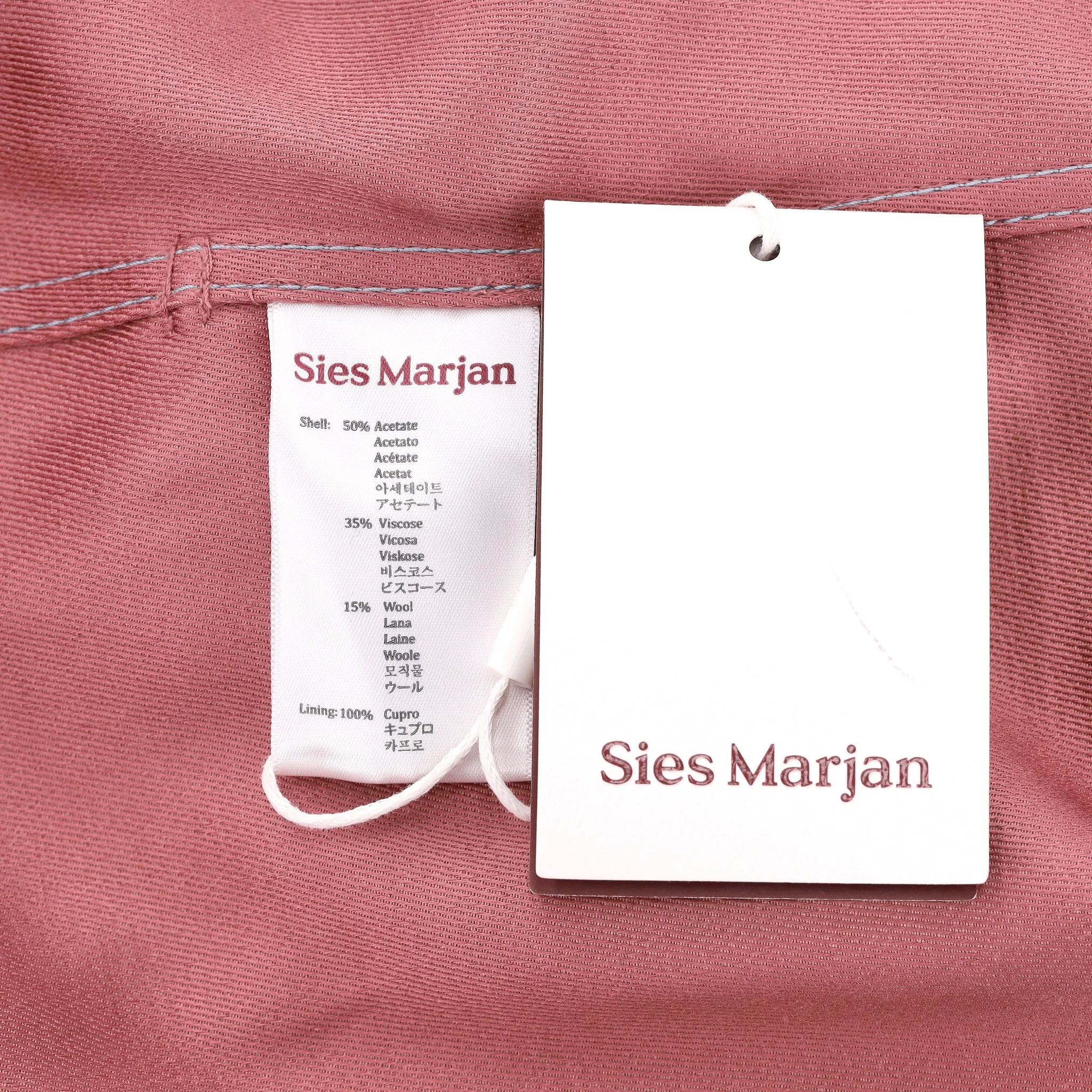 Sies Marjan Satin-Twill Trench Coat. Size XS - Image 8