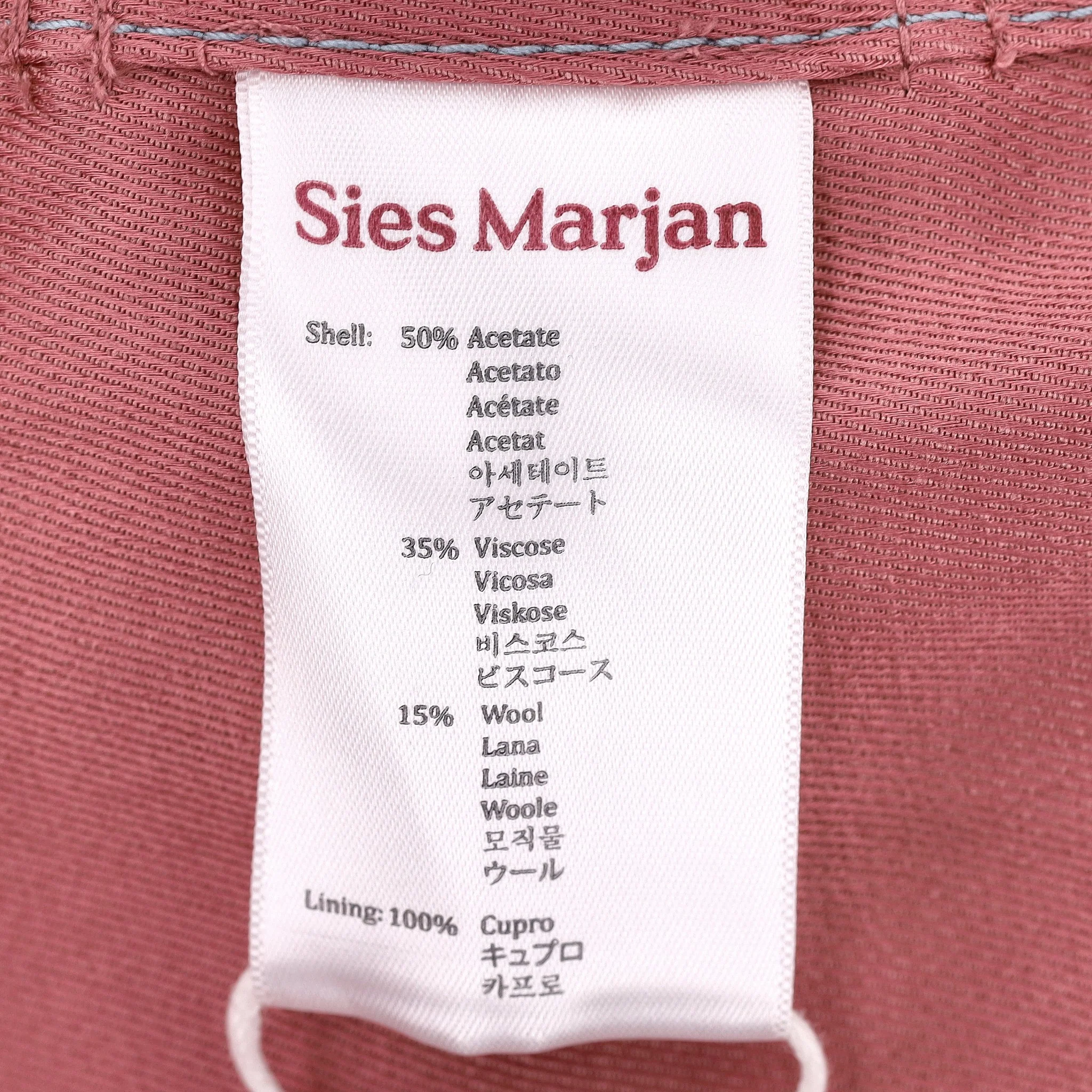 Sies Marjan Satin-Twill Trench Coat. Size XS - Image 9