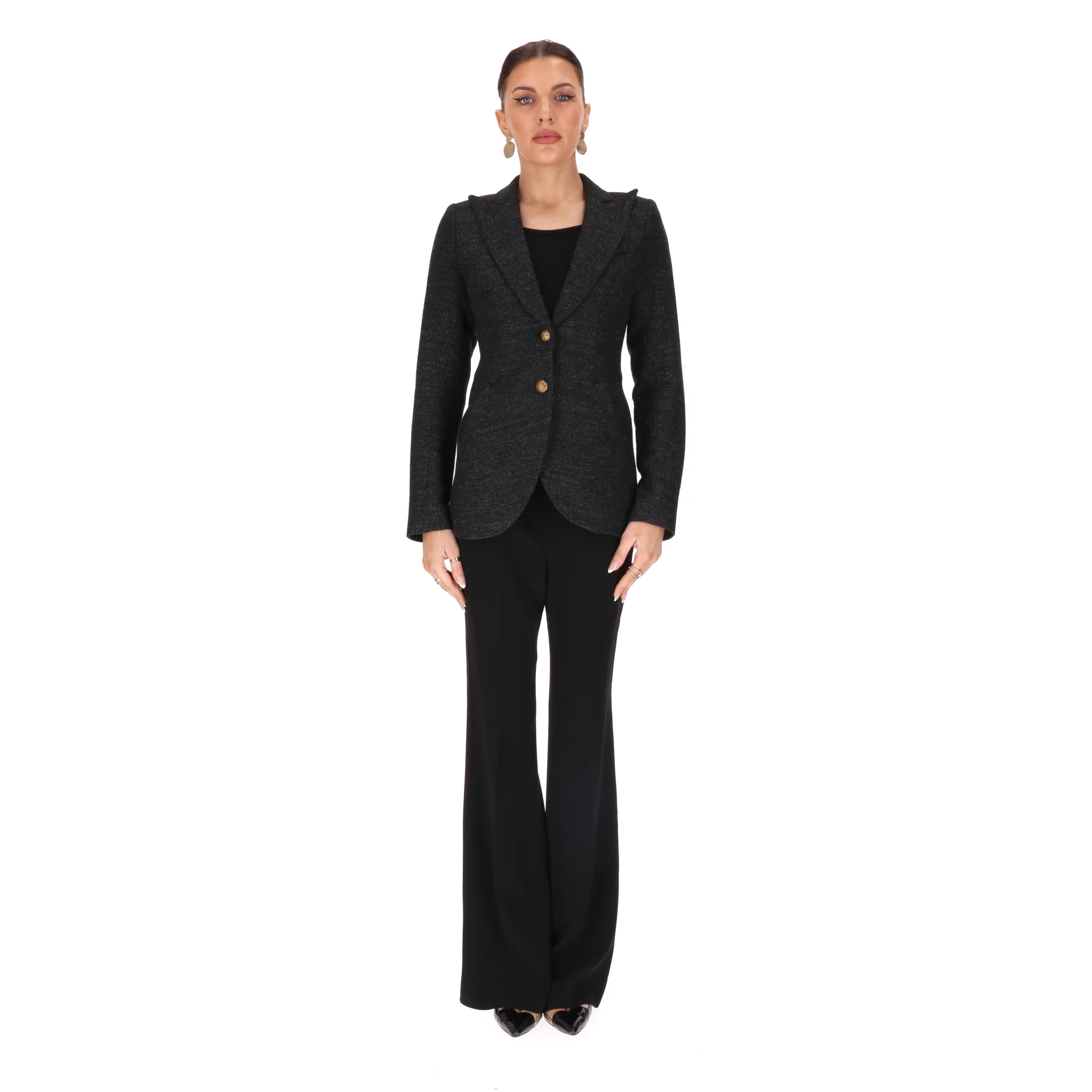 Smythe Wool & Linen Blend Jacket. Size 4US - Image 2