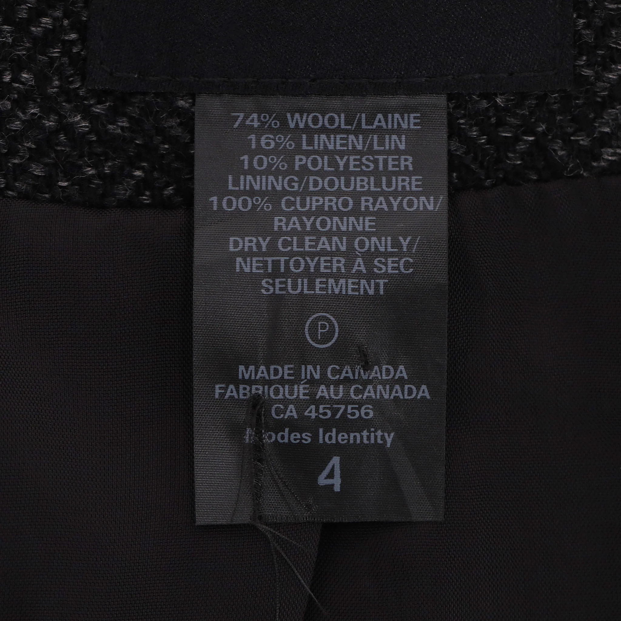Smythe Wool & Linen Blend Jacket. Size 4US - Image 7