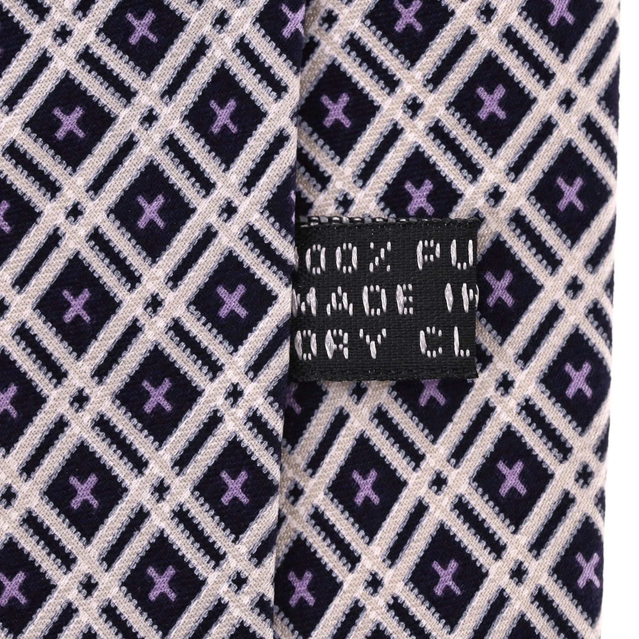 Stefano Ricci Printed Silk Tie With Swarovski Crystals - Image 8