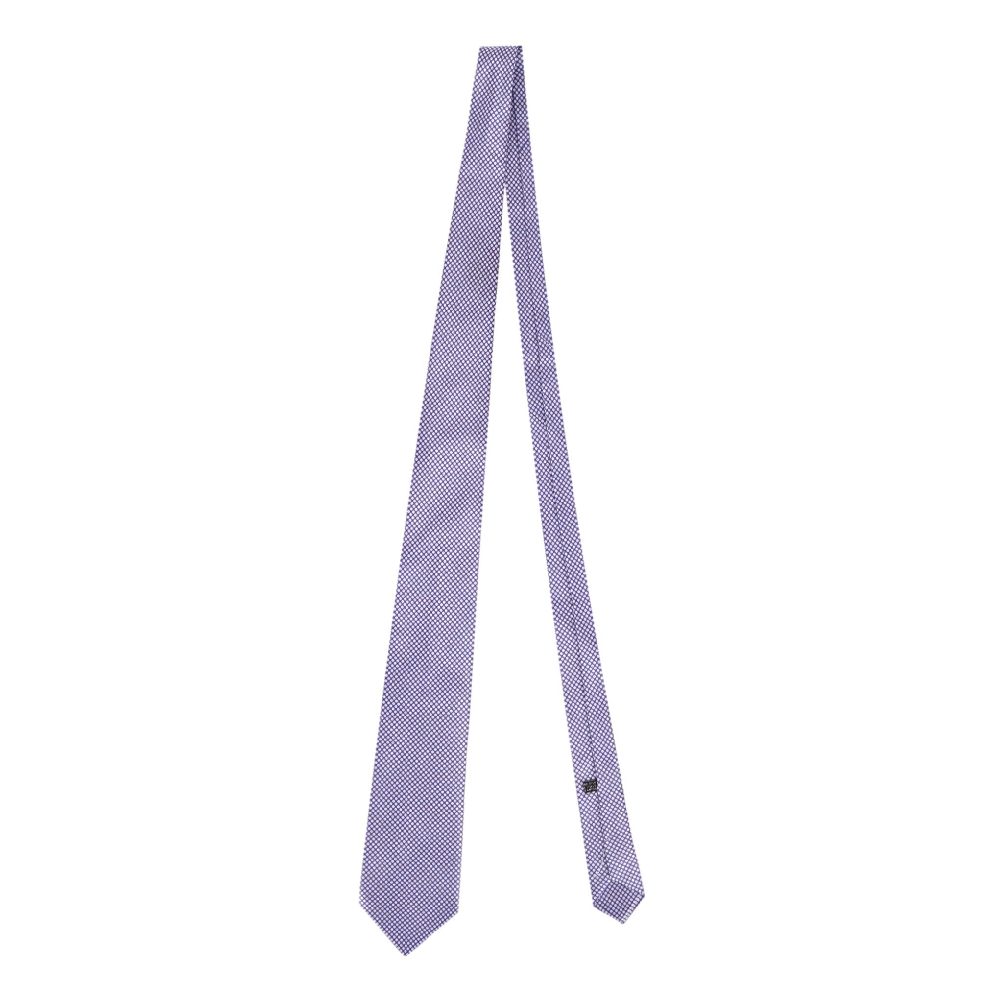 Stefano Ricci Printed Silk Tie With Swarovski Crystals - Image 3